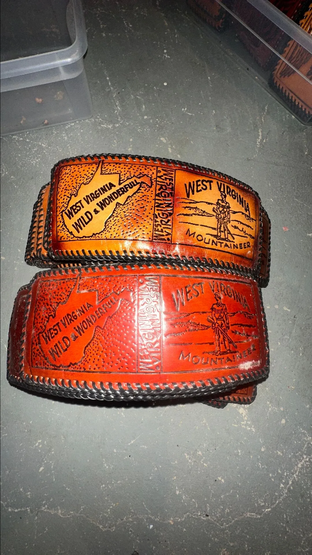 Product image for West Virginia wild & wonderful leather wallet