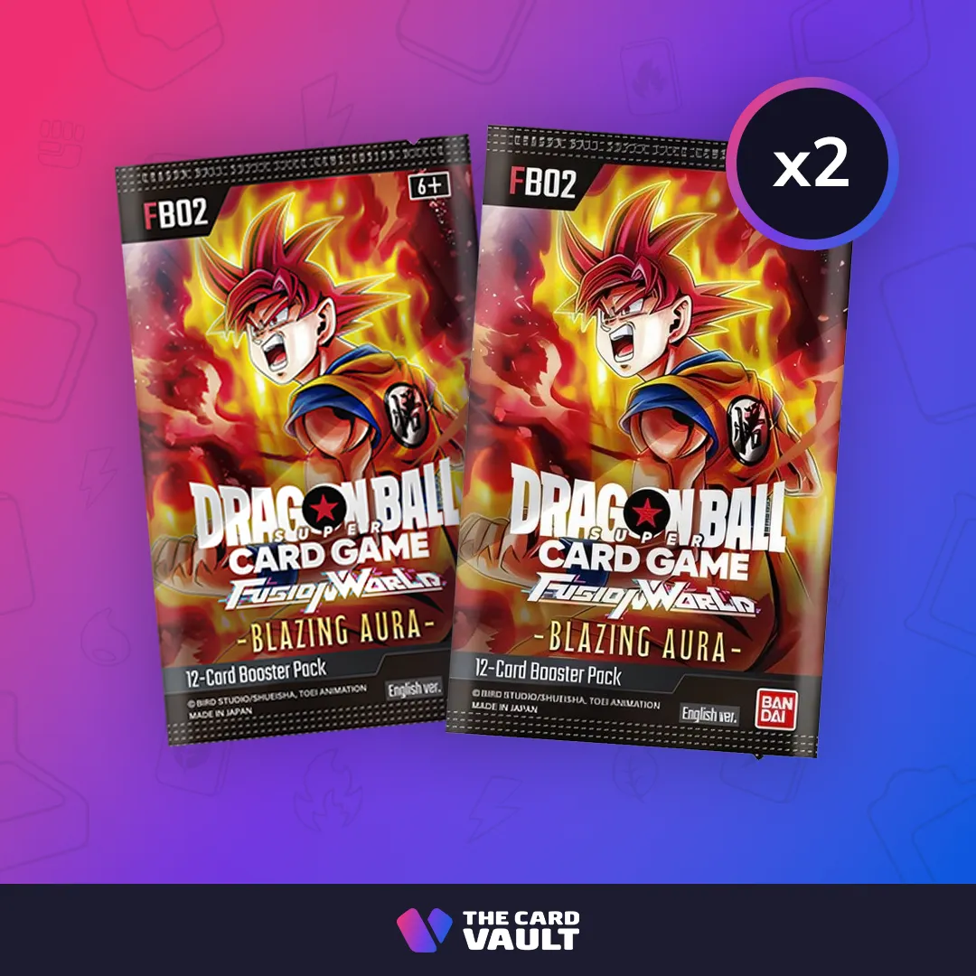 Product image for 2 x Dragon Ball Super CG - Fusion World 02 (DBS-FB02) Booster Pack