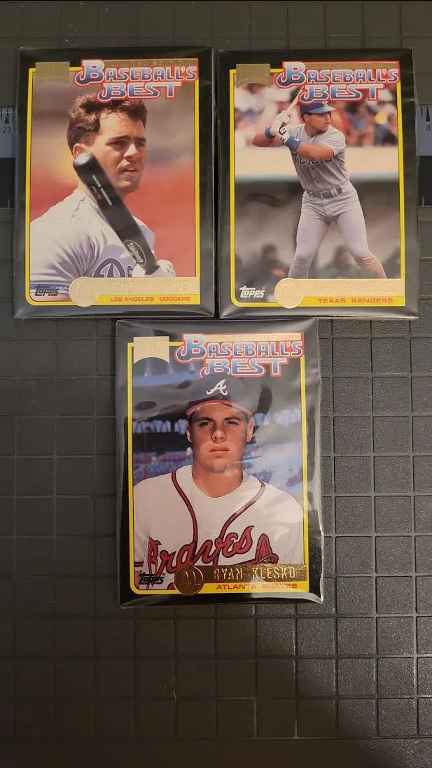 Product image for (3) Unopened Factory Sealed Packs 1992 Topps McDonald's Baseball's Best 