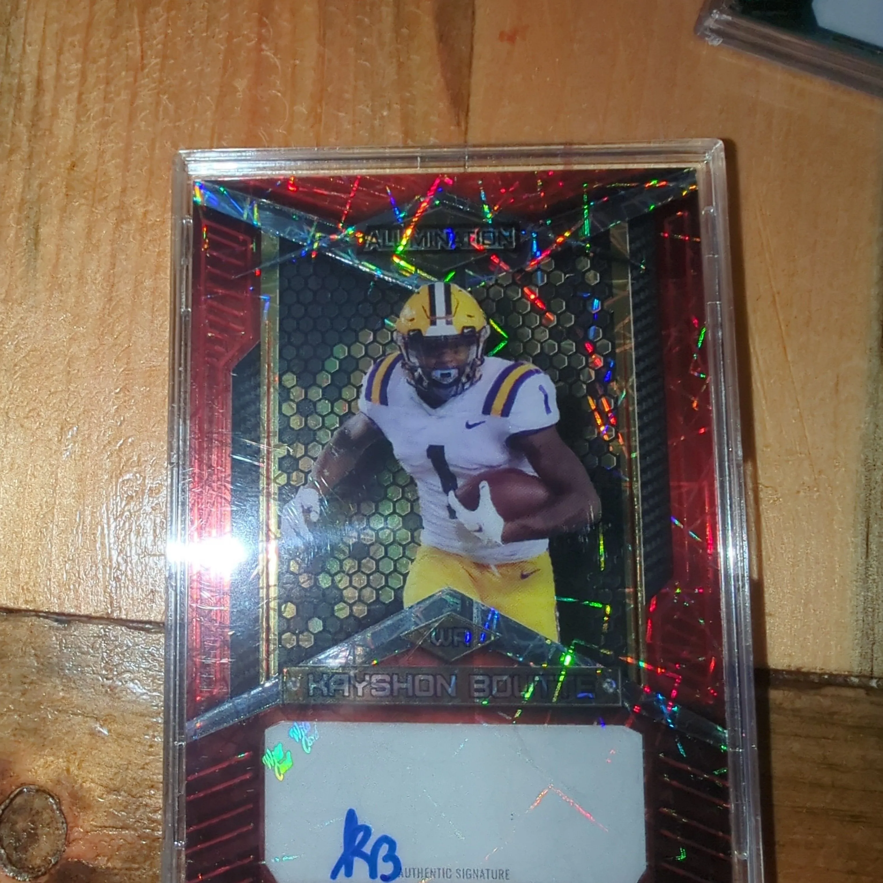 Product image for kayshon boutte  1/25 alumination wild card.