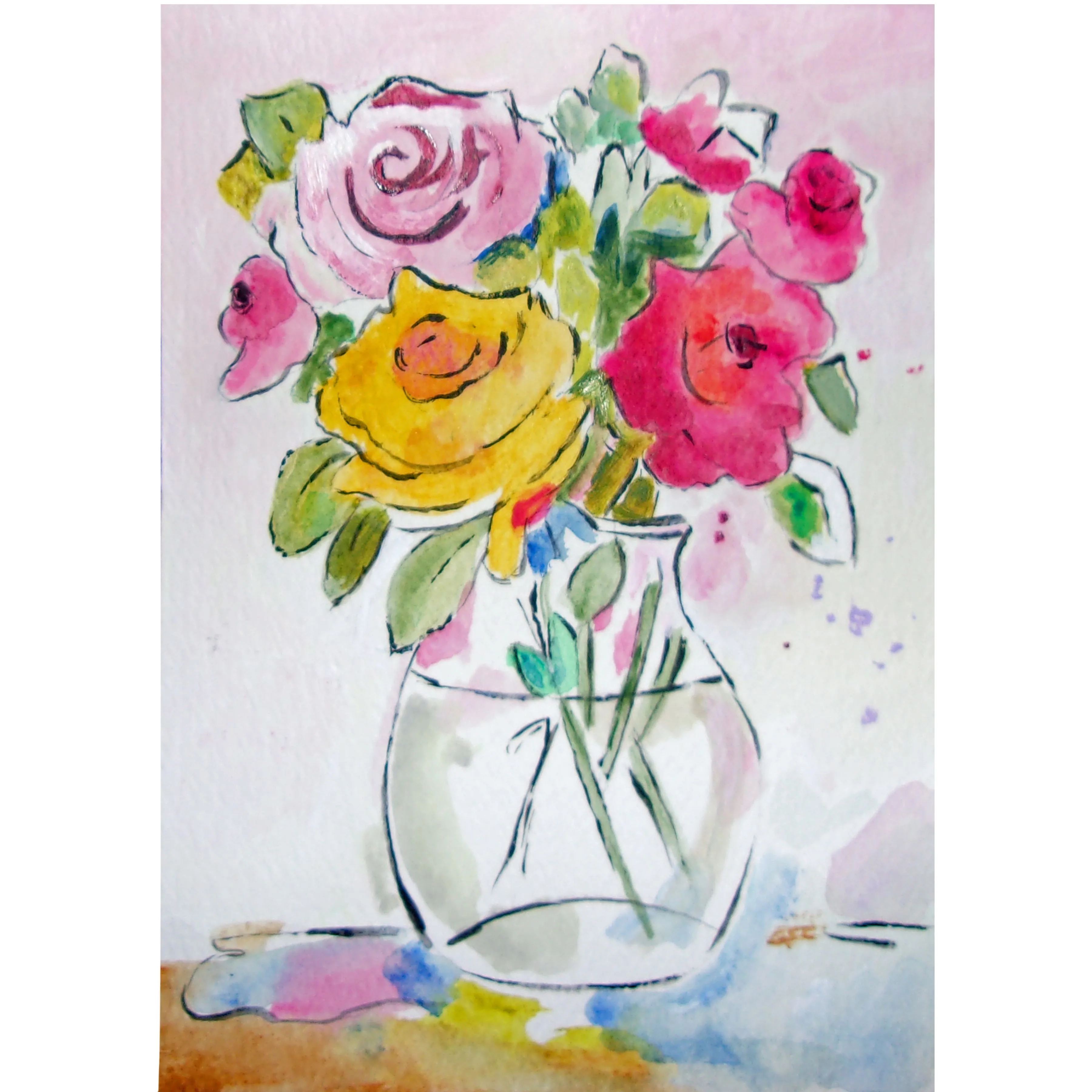 Product image for Roses in Bloom
