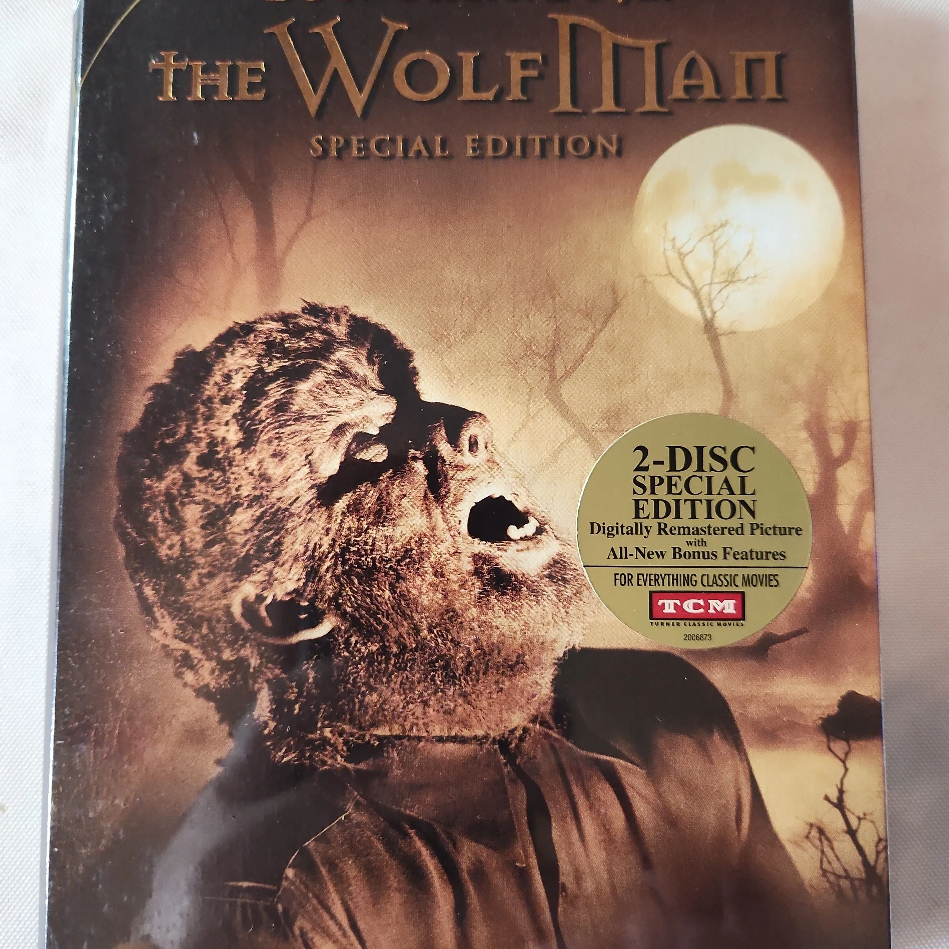 Product image for Factory Sealed DVD of Lon Chaney Jr. The Wolf Man - Special Edition