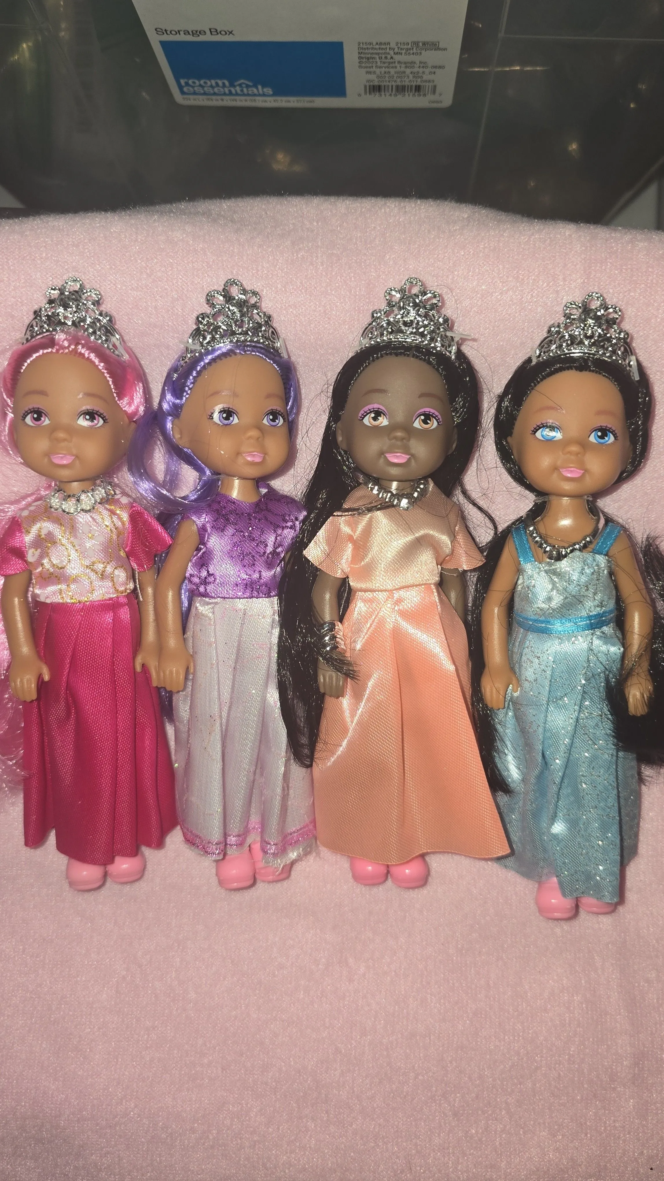 Product image for 4 princess dolls