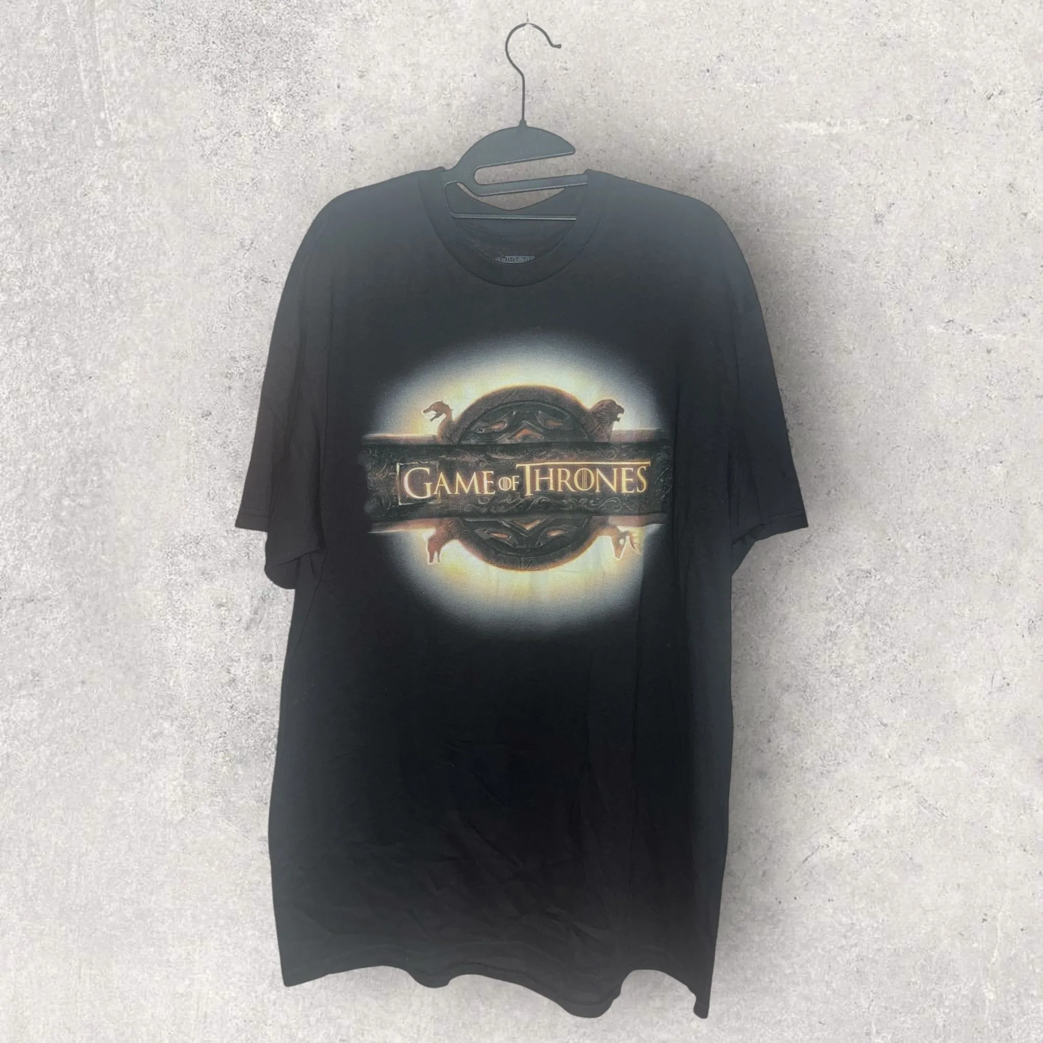 Product image for 029: [XL] Game of Thrones Black Graphic Tee