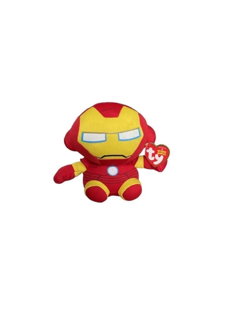 Product image for Ty Iron Man Beanie Babies Plush Toy Red Yellow One Size