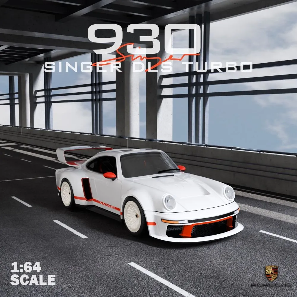 Product image for Findclassically Singer Porsche 911 DLS Turbo (Pearl White)