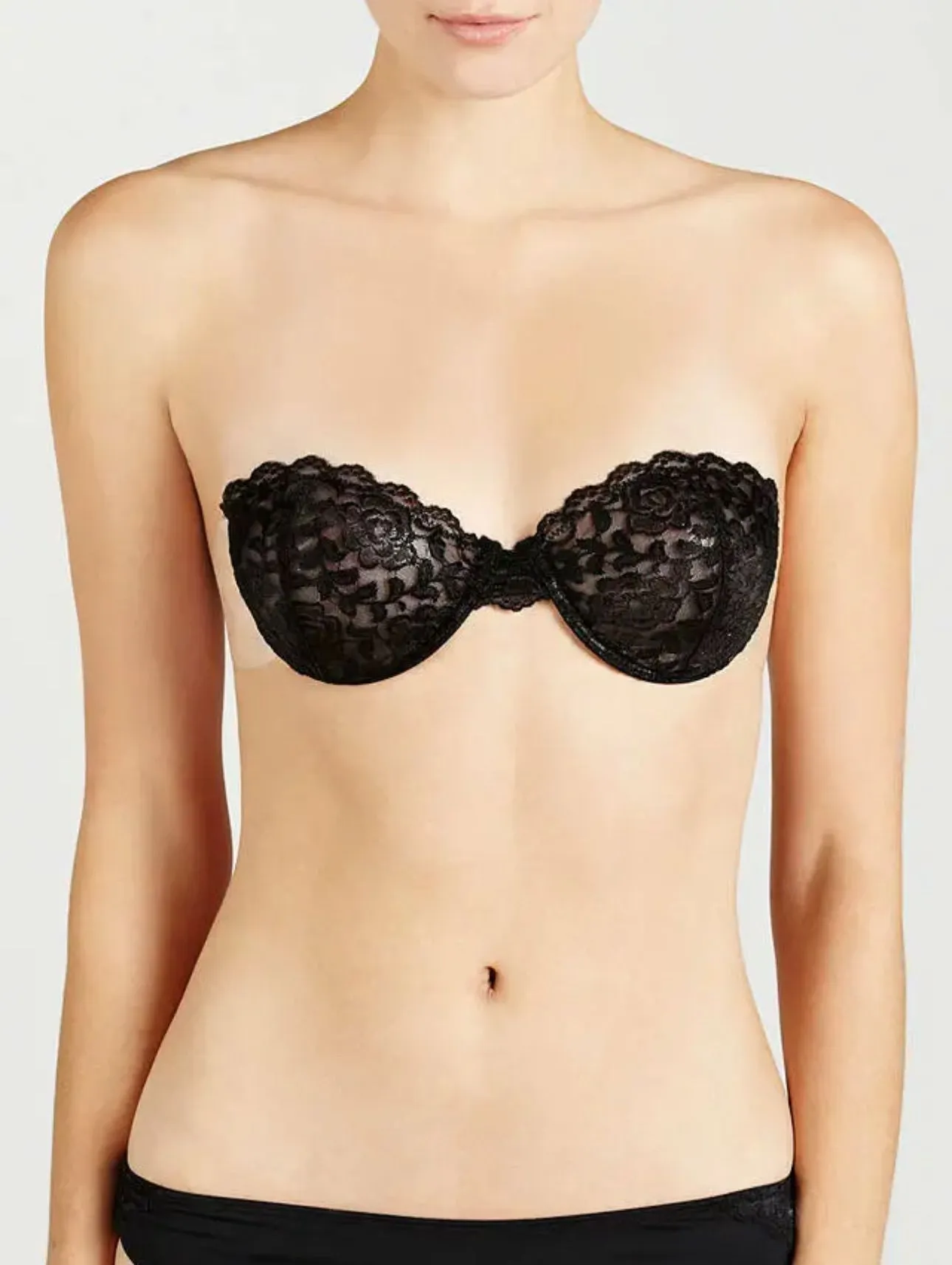 Product image for Fashion Forms Strapless Adhesive Bra Lace Strapless Backless Gel Pads RRP £30 A