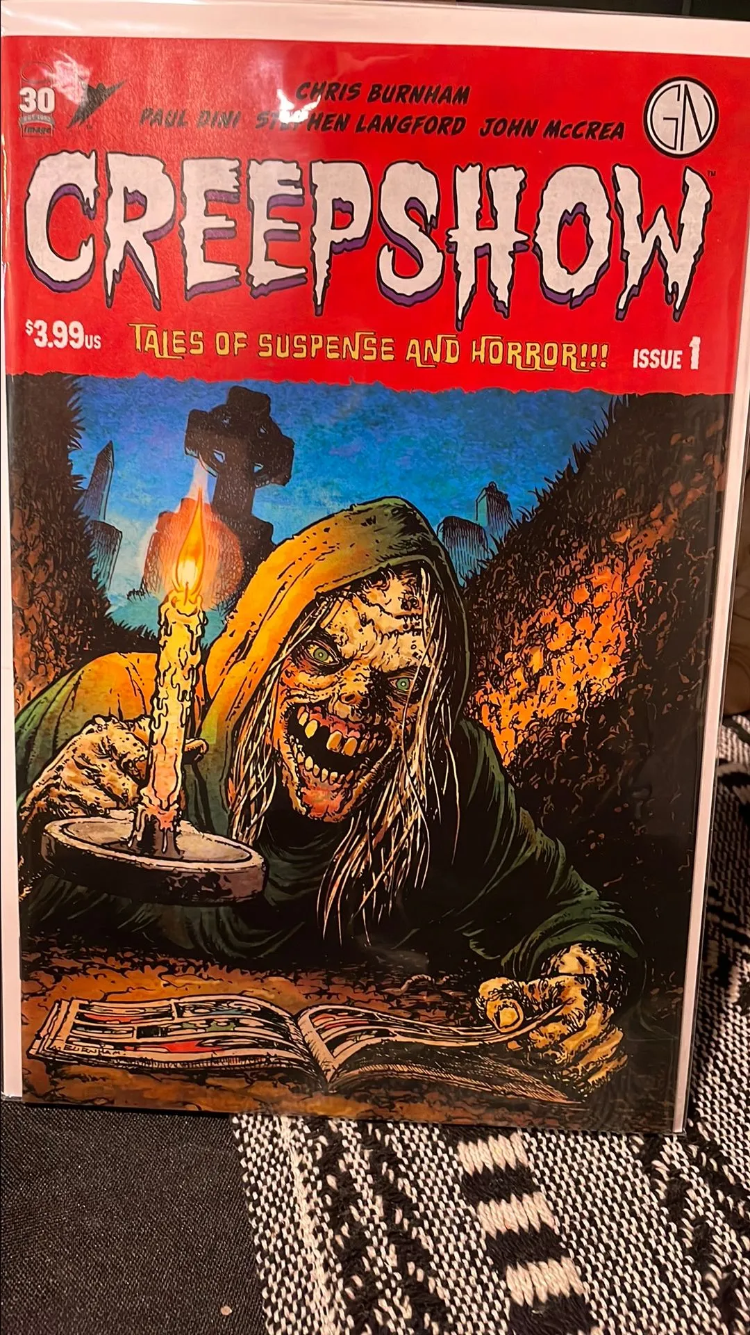 Product image for Creepshow issue 1A Burnham cover 9.8