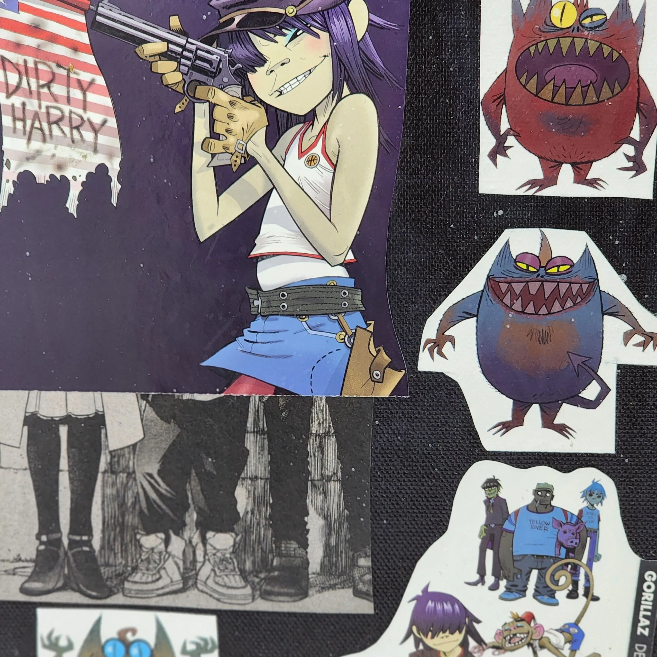 Product image for 8x10 collage gorillaz band