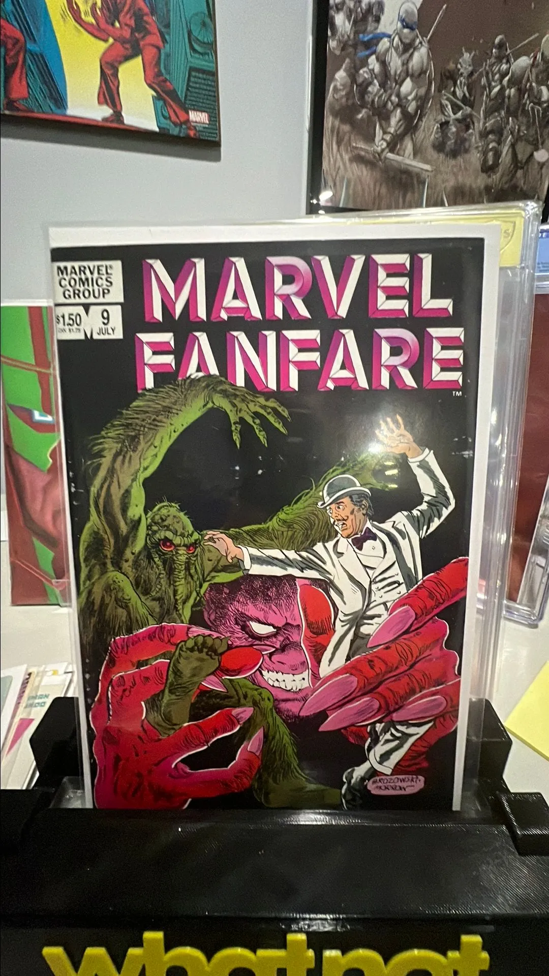 Product image for Marvel Fanfare #8 complete with Kitty Pryde pin-up