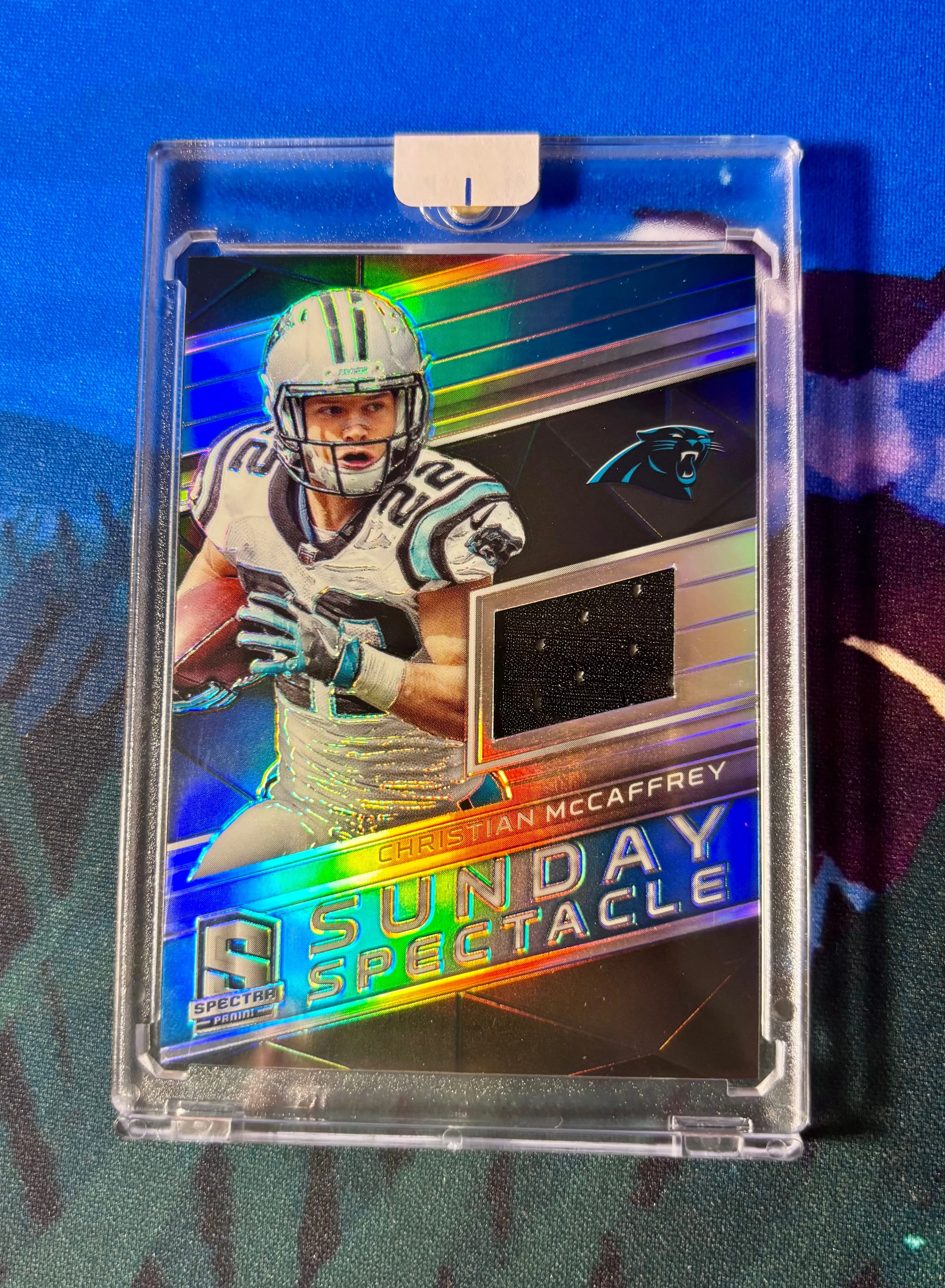 Product image for Christian Mccaffery Spectra Patch Card /199