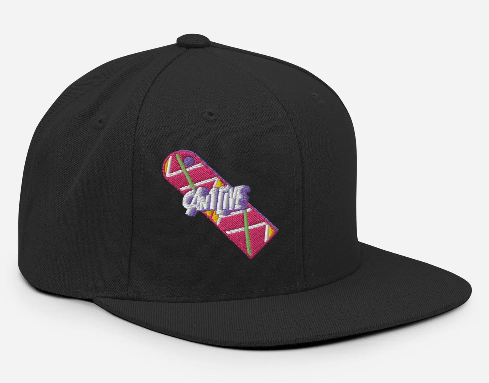 Product image for Can1live 'Hover' Embroidered Snapback Hat (Unisex)