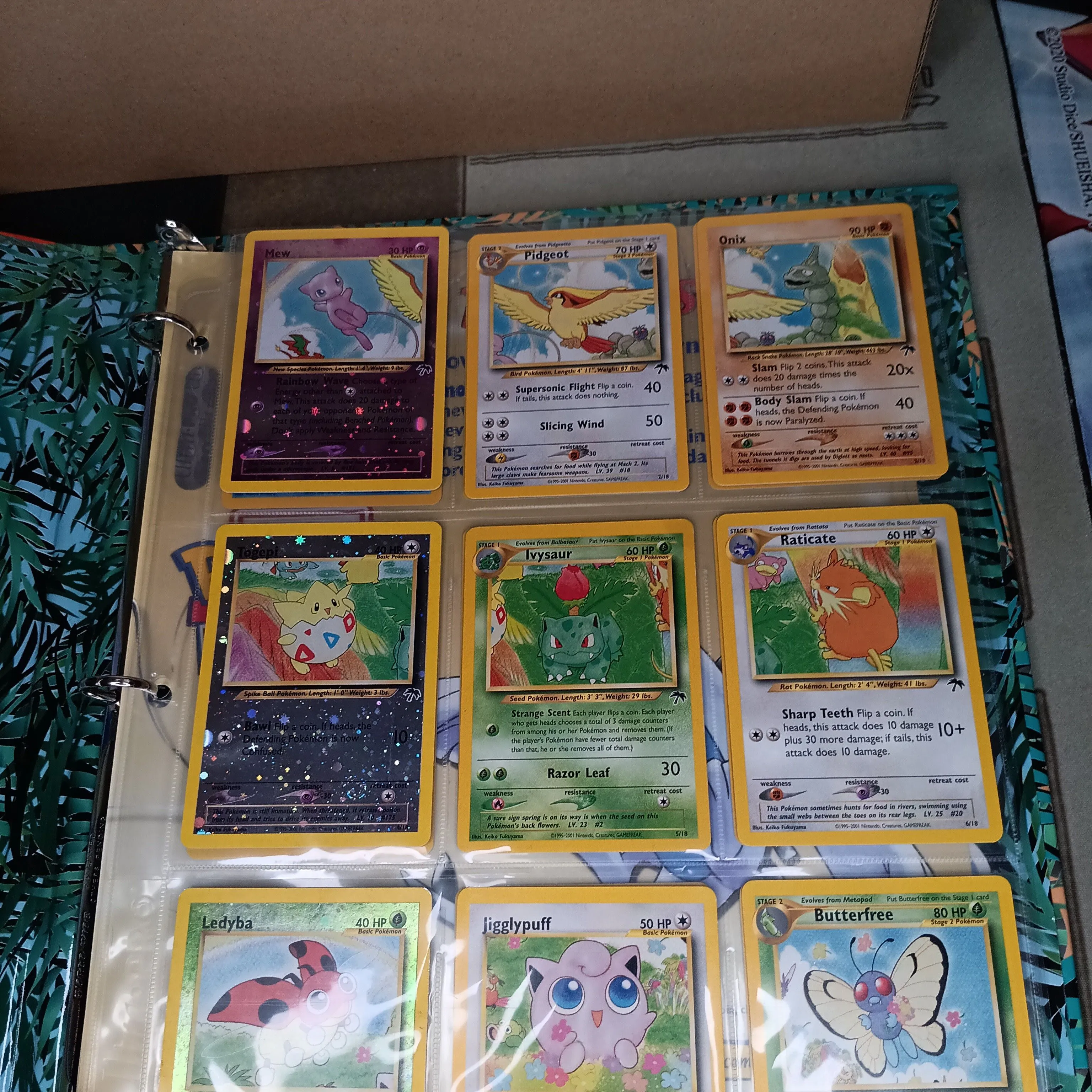 pokemon southern island card set 2001 – Pokemon: Southern Islands Collection Card Binder, Jason Paige A –  ThrowbackBuys main image 1