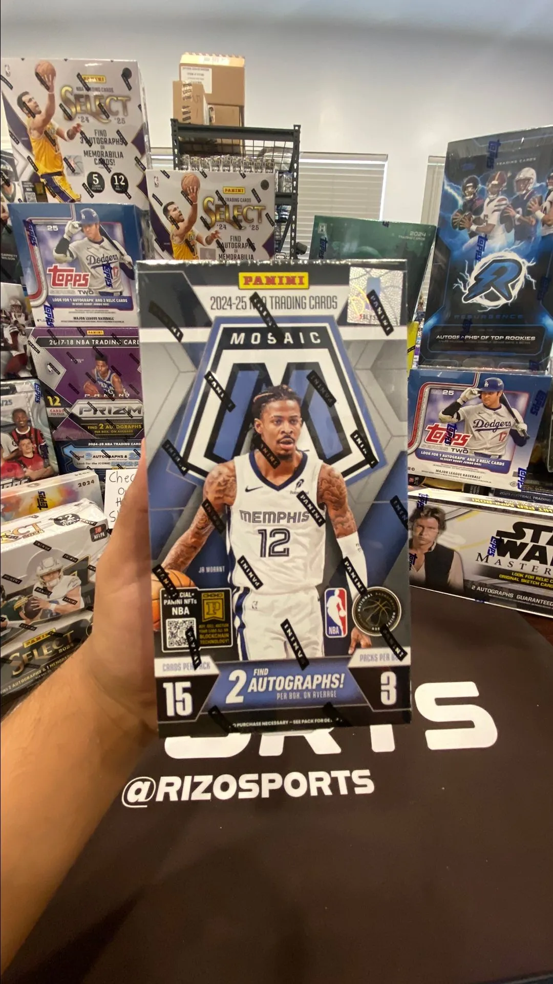 Product image for 2024-25 nba mosaic hobby