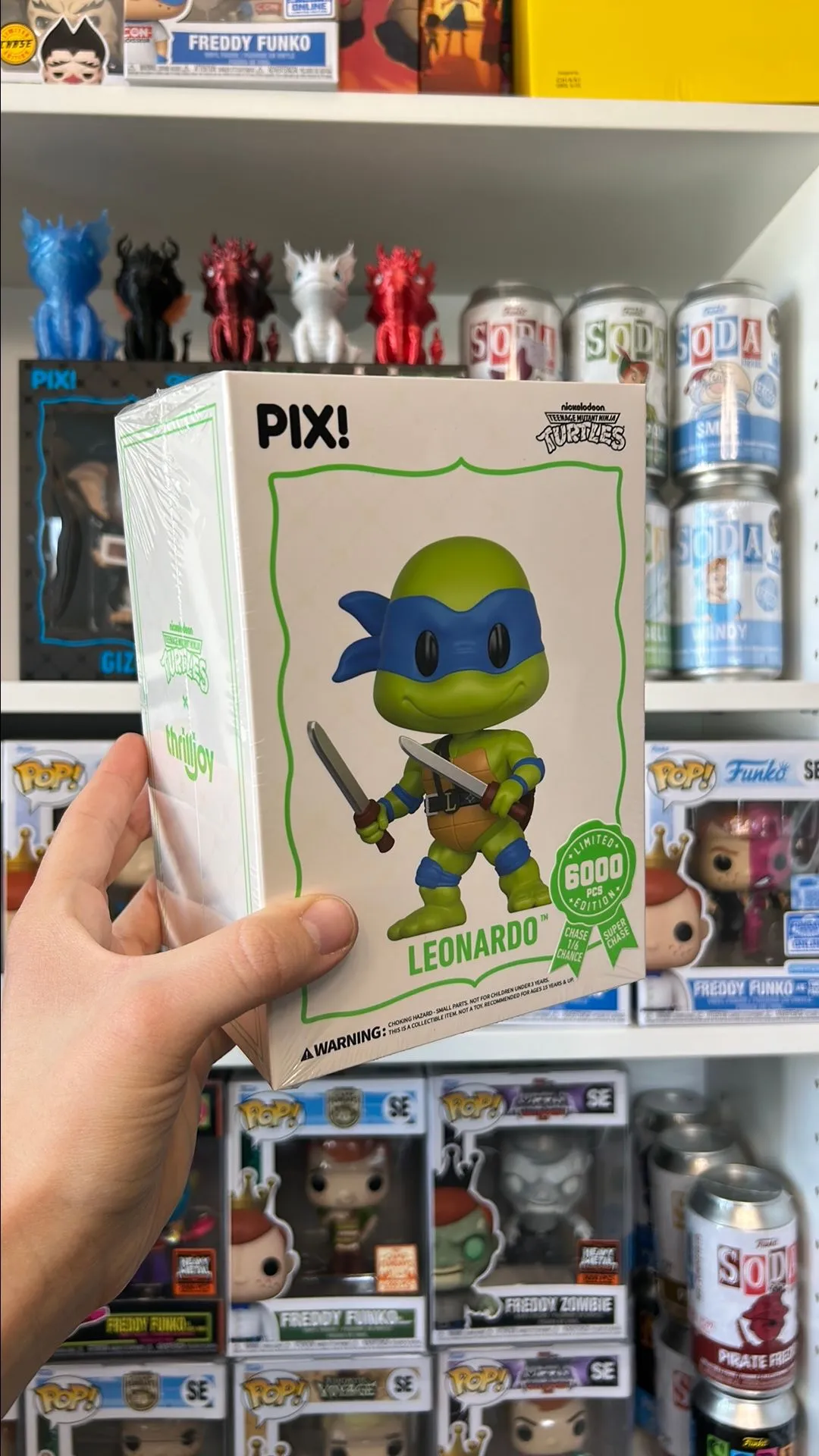 Product image for Sealed Leonardo LE 6000 Thrilljoy Pix! - TMNT