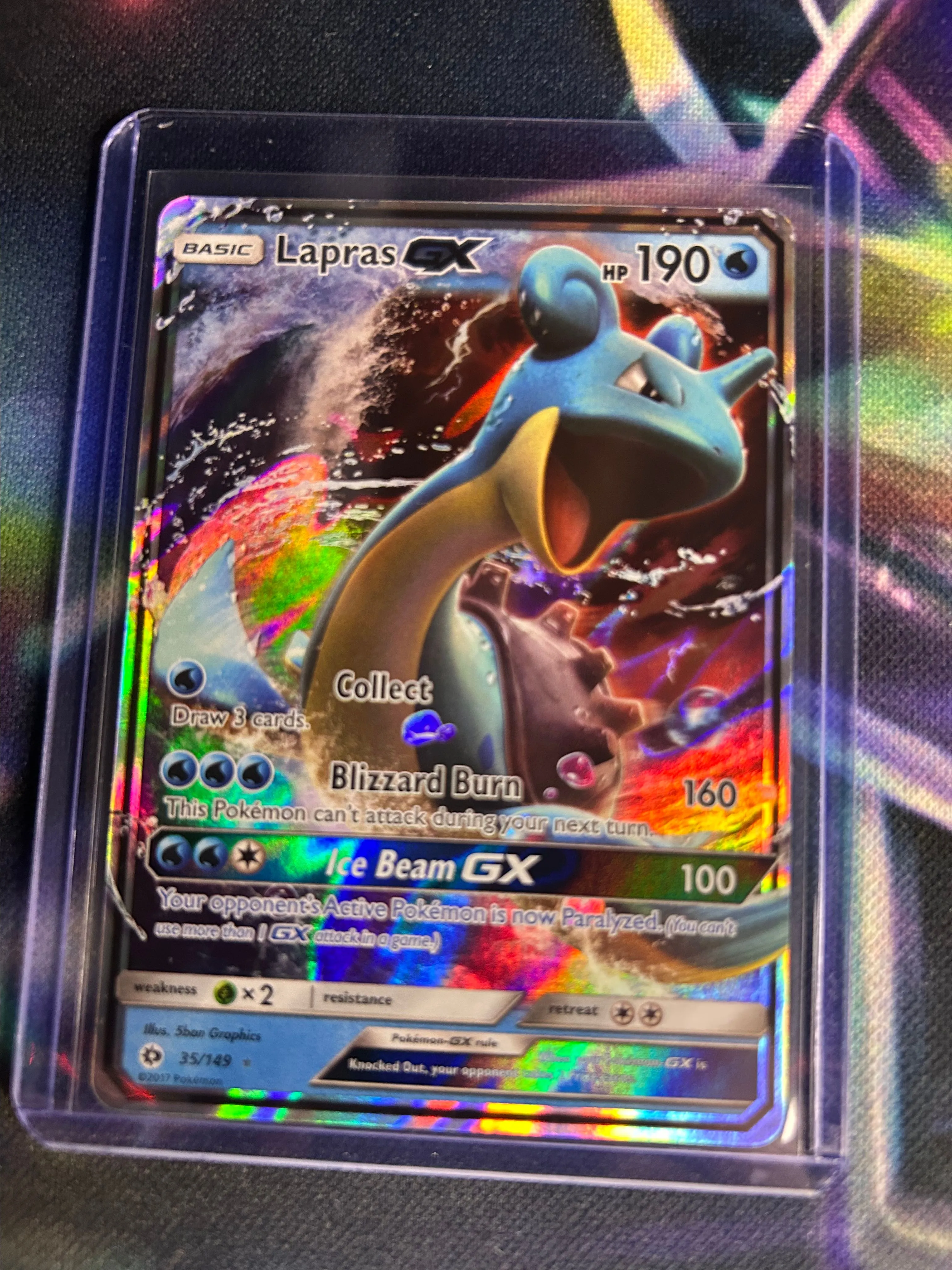 pokemon card lapras gx 151 PokeArtica AI Artwork Custom Card main image 1