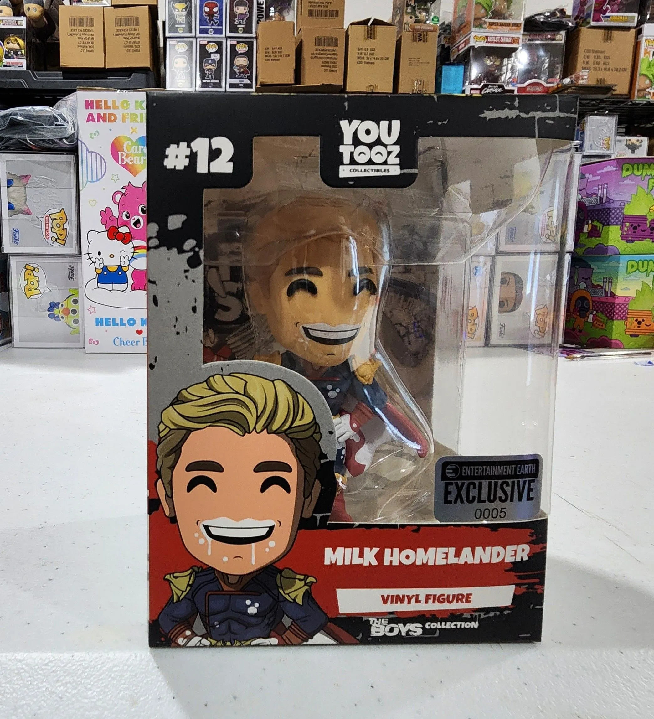 Product image for Youtooz The Boys Milk Homelander Entertainment Earth Exclusive Limited Edition 0005/1000 Pcs