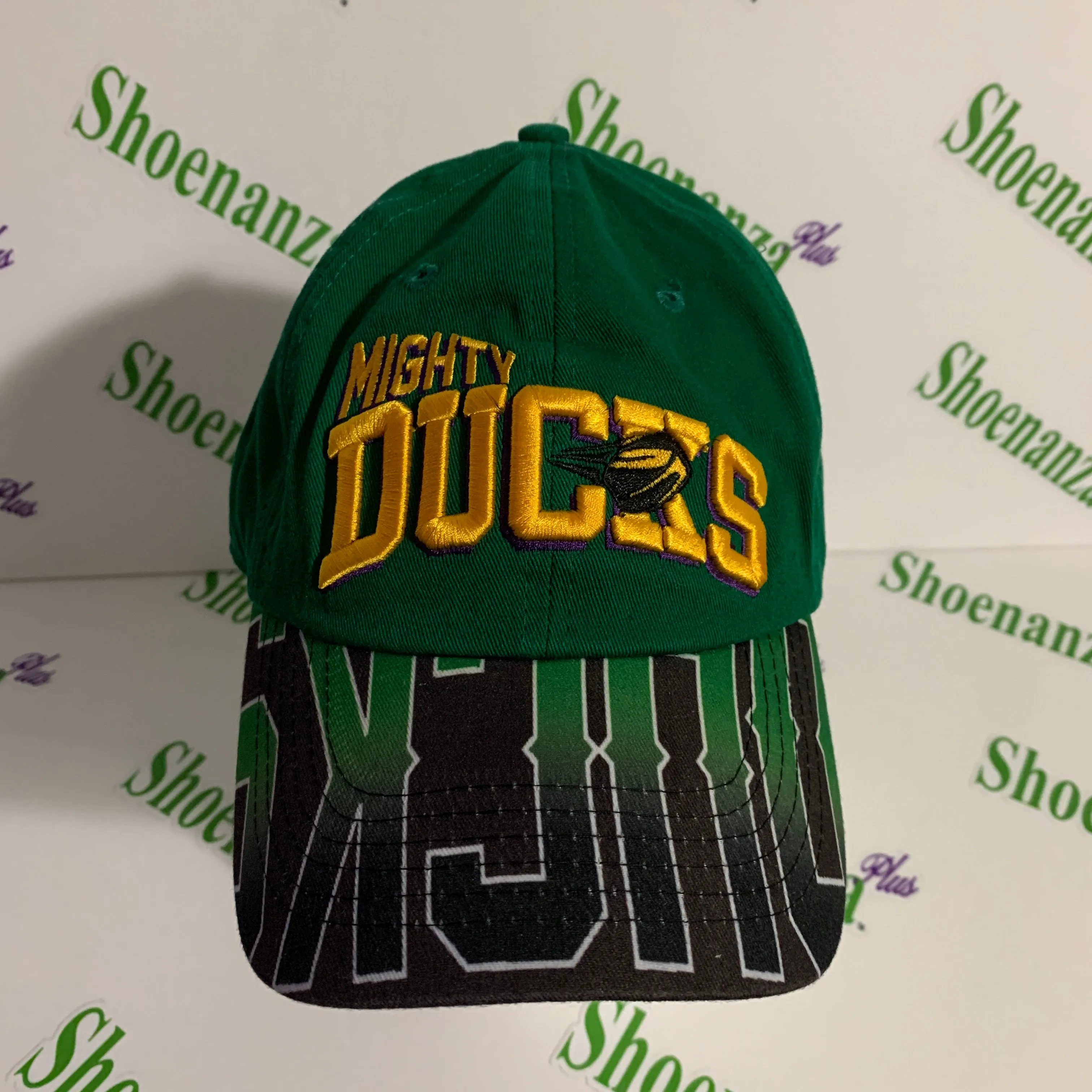 Product image for Headgear Classics Hat Mighty Ducks Charlie Conway Adjustable Dad Cap Green Black