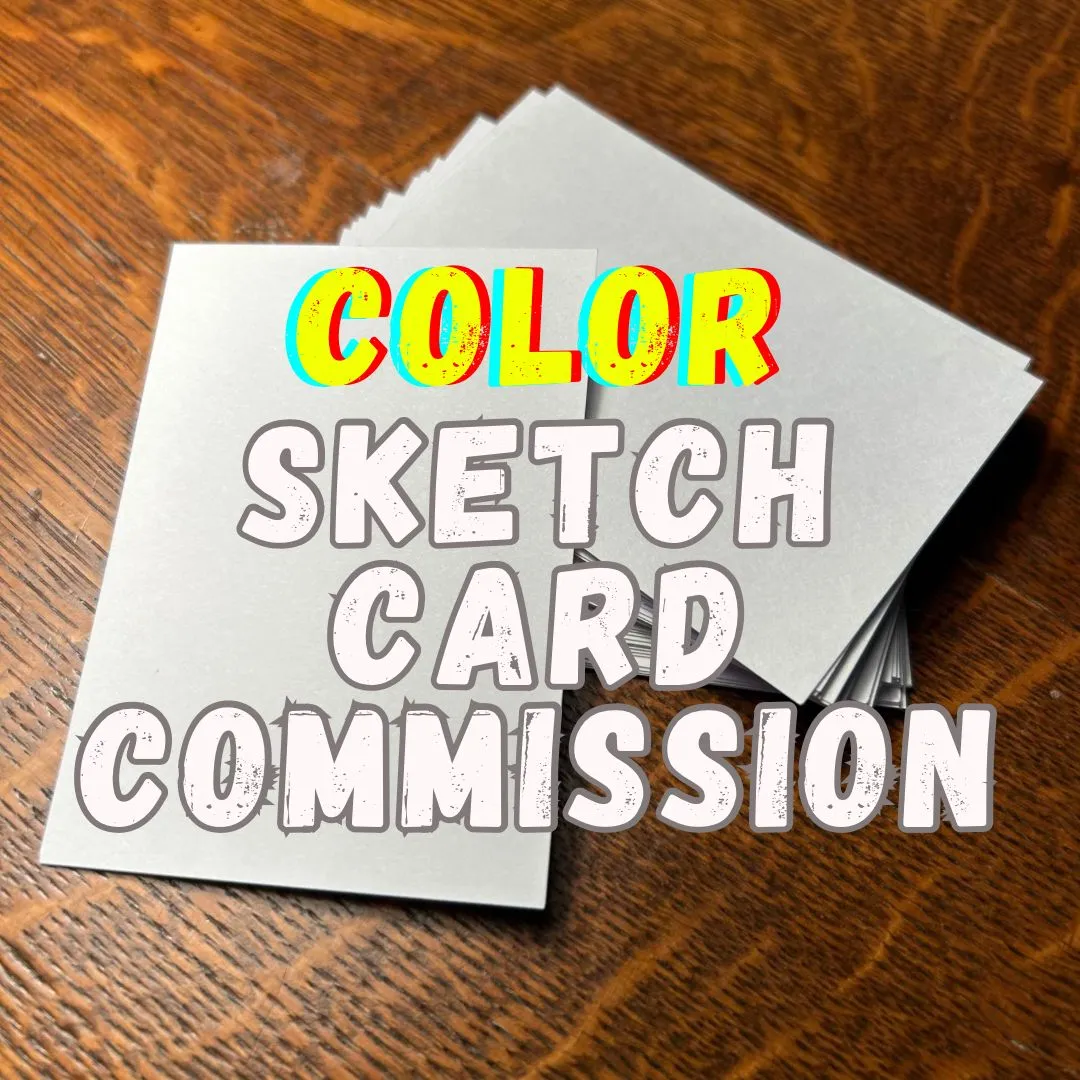 Product image for Custom Full-Color Sketch Card Portrait Commission