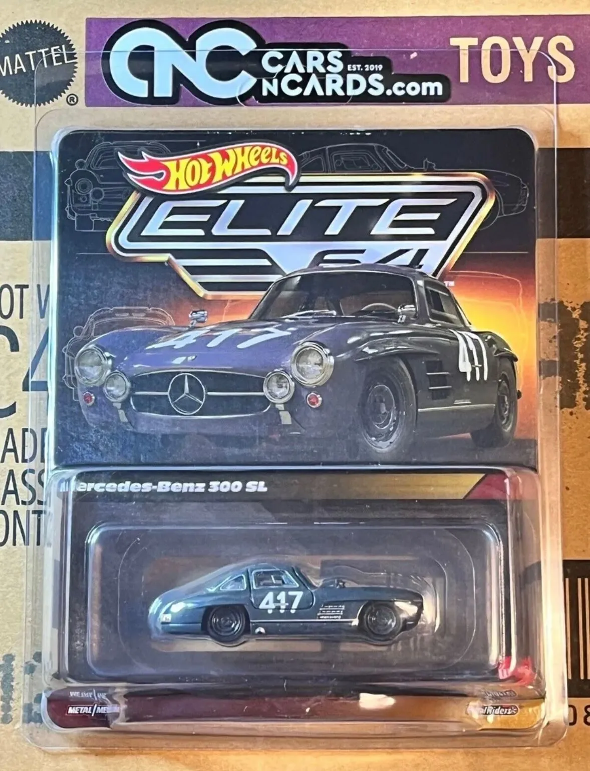 Product image for 2022 Hot Wheels RLC Elite 64 Mercedes-Benz 300 SL With Protector
