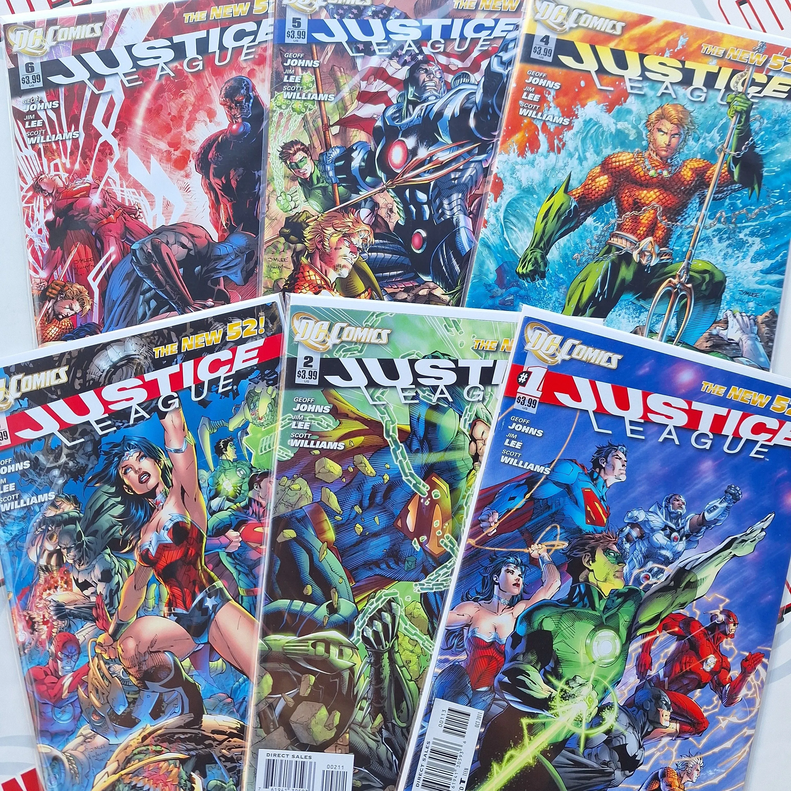 Product image for Justice League #1,2,3,4,5,6 Jim Lee New 52