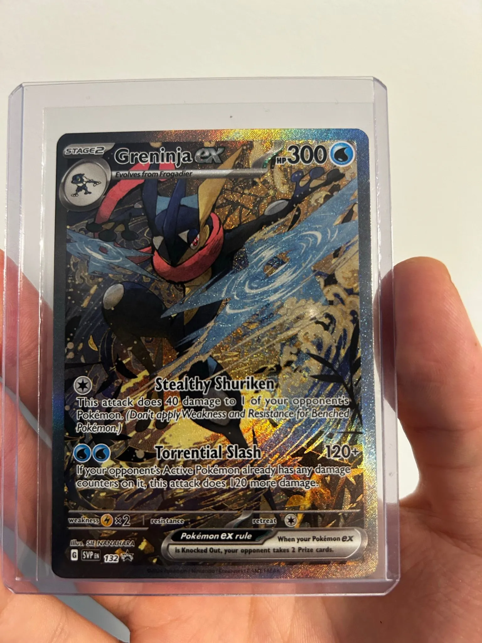 Greninja ex SVP 132 Ultra Rare Black Star Promo Pokemon Card  Whatnot:  Shop, Sell, Connect