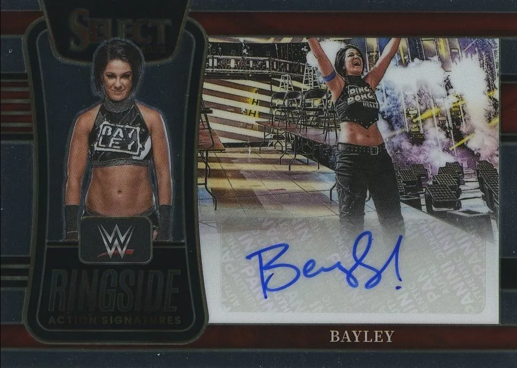 Product image for 2022 Panini Select Ringside Action Signatures Bayley RA-BLY