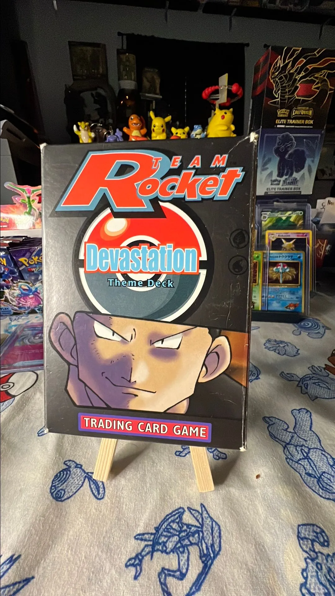 Product image for Pokémon Team Rocket Devastation Theme Deck Box NO CARDS
