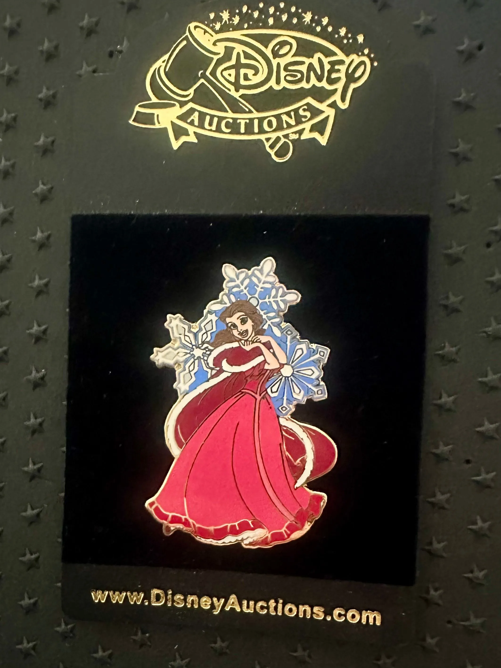 Product image for Artist Proof DISNEY AUCTIONS BELLE WINTER FLURRIES PIN LE 250