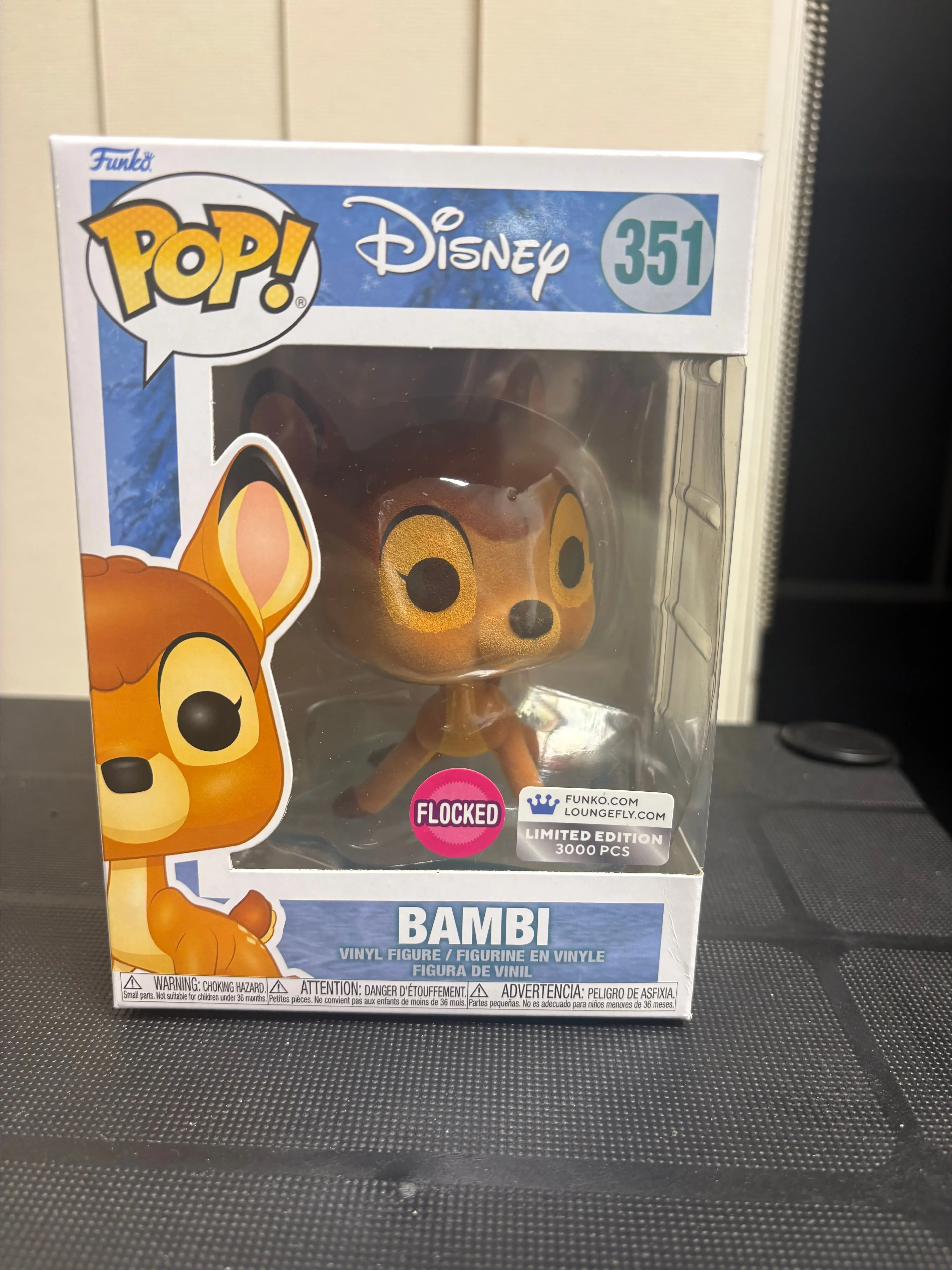 Product image for Disney Bambi Flocked Loungefly 3,000 Pcs Limited Edition #351
