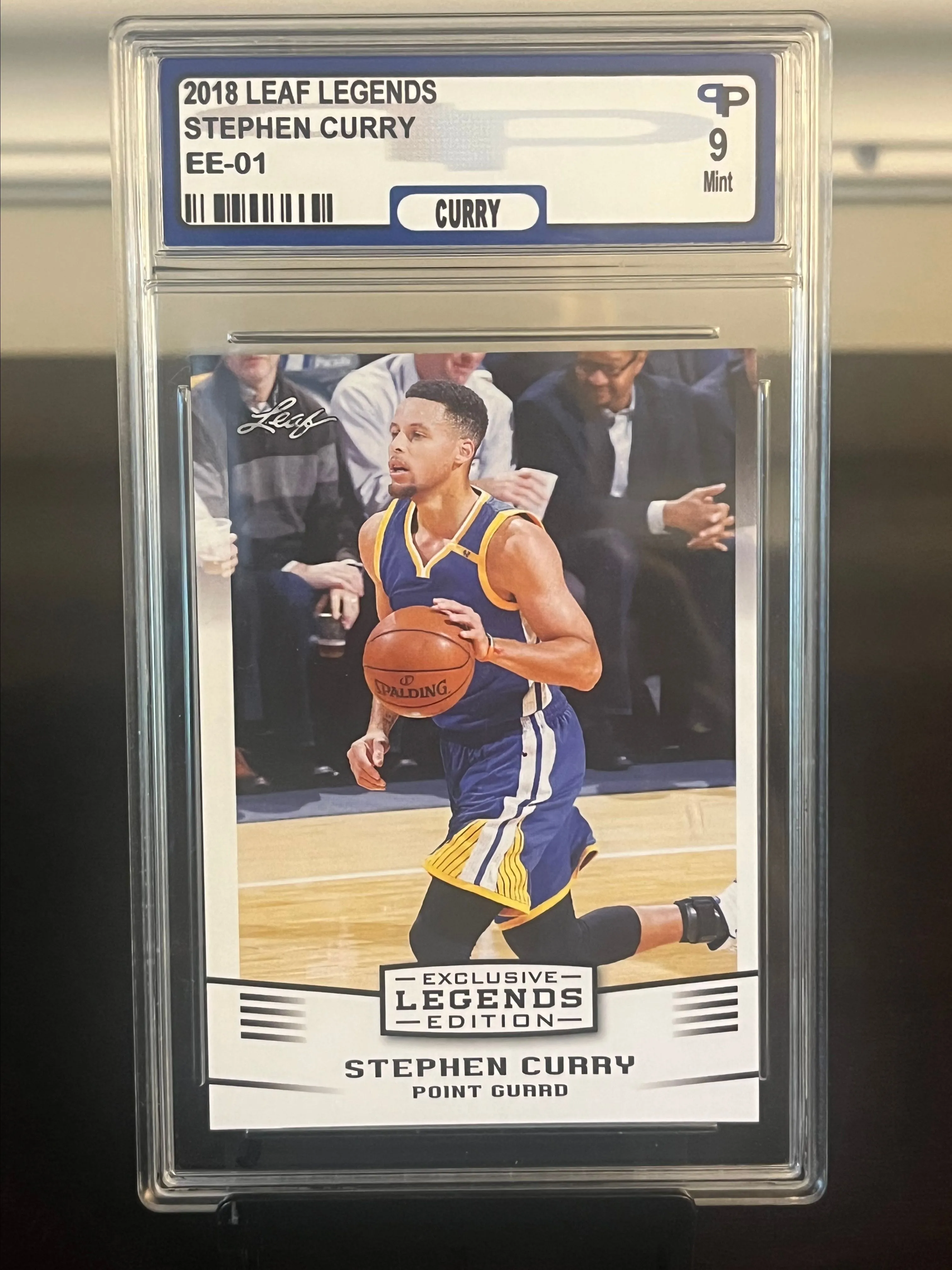 Product image for 2018 Steph Curry - Leaf Legends Edition - Mint 9