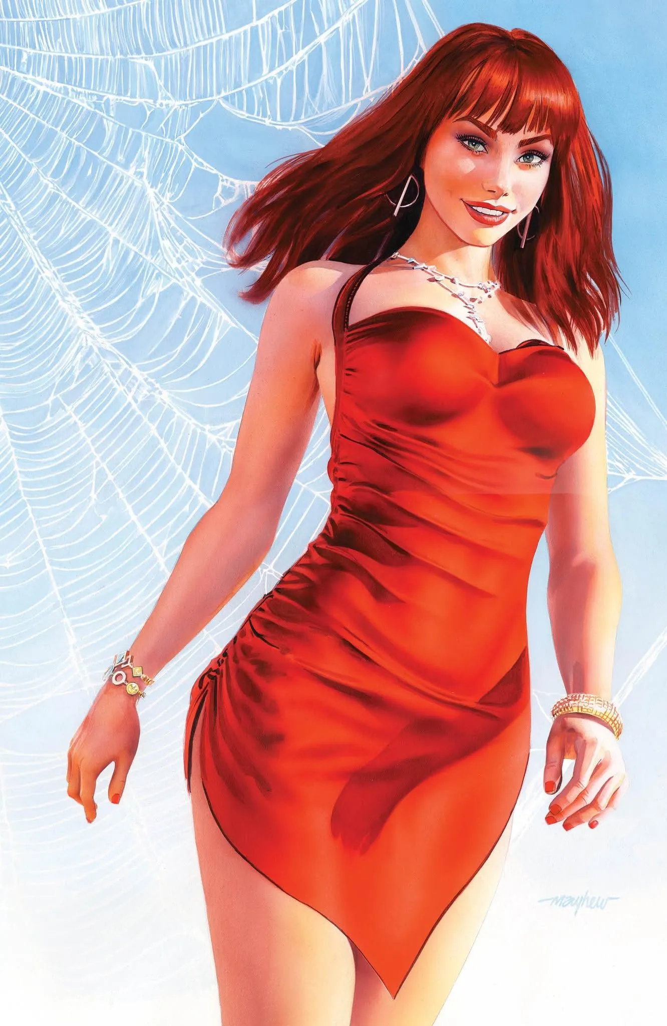 Product image for AMAZING SPIDER-MAN #3 MIKE MAYHEW EXCLUSIVE VIRGIN VARIANT 