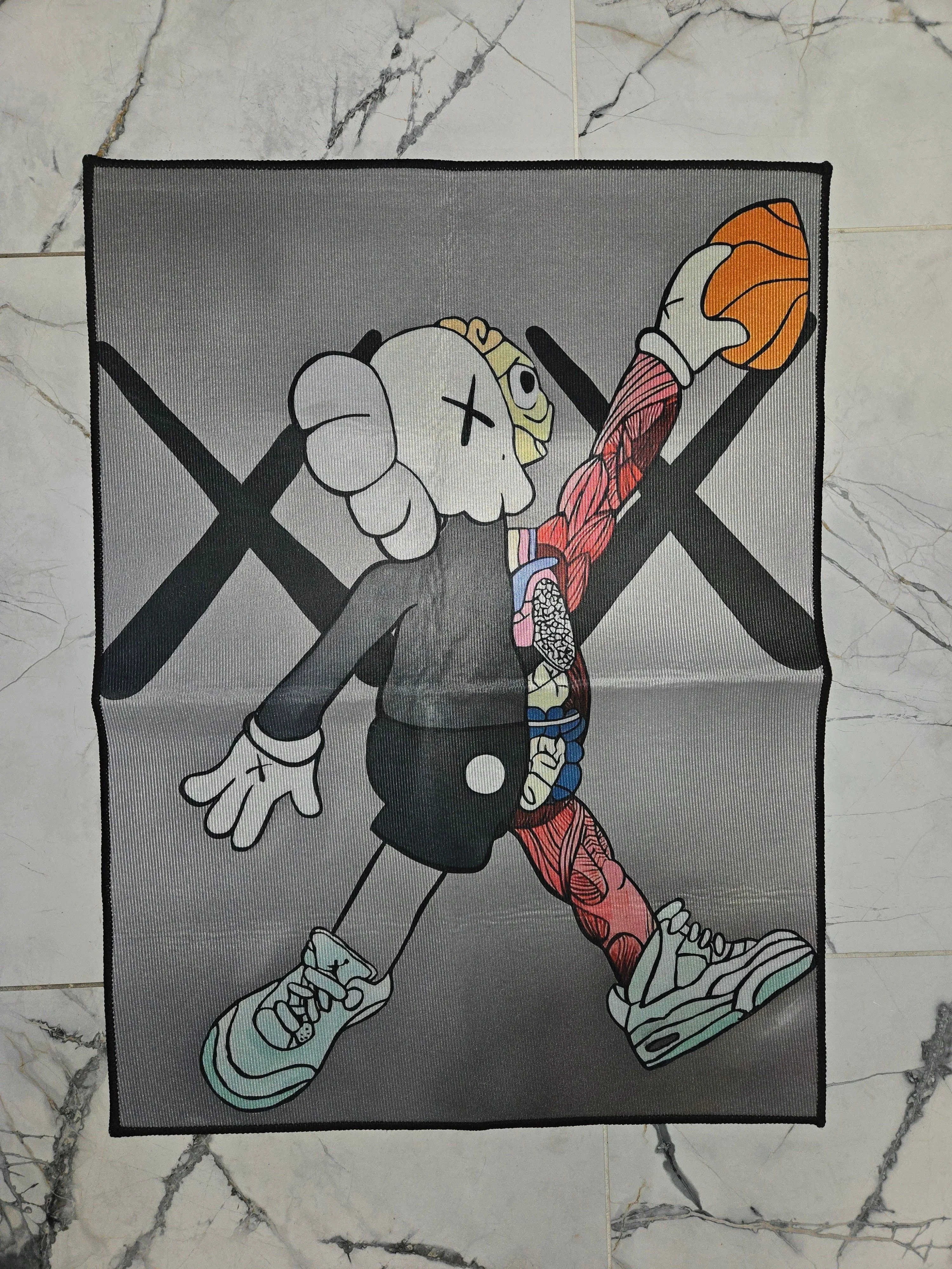Product image for Kaws Anatomy Basketball Rug