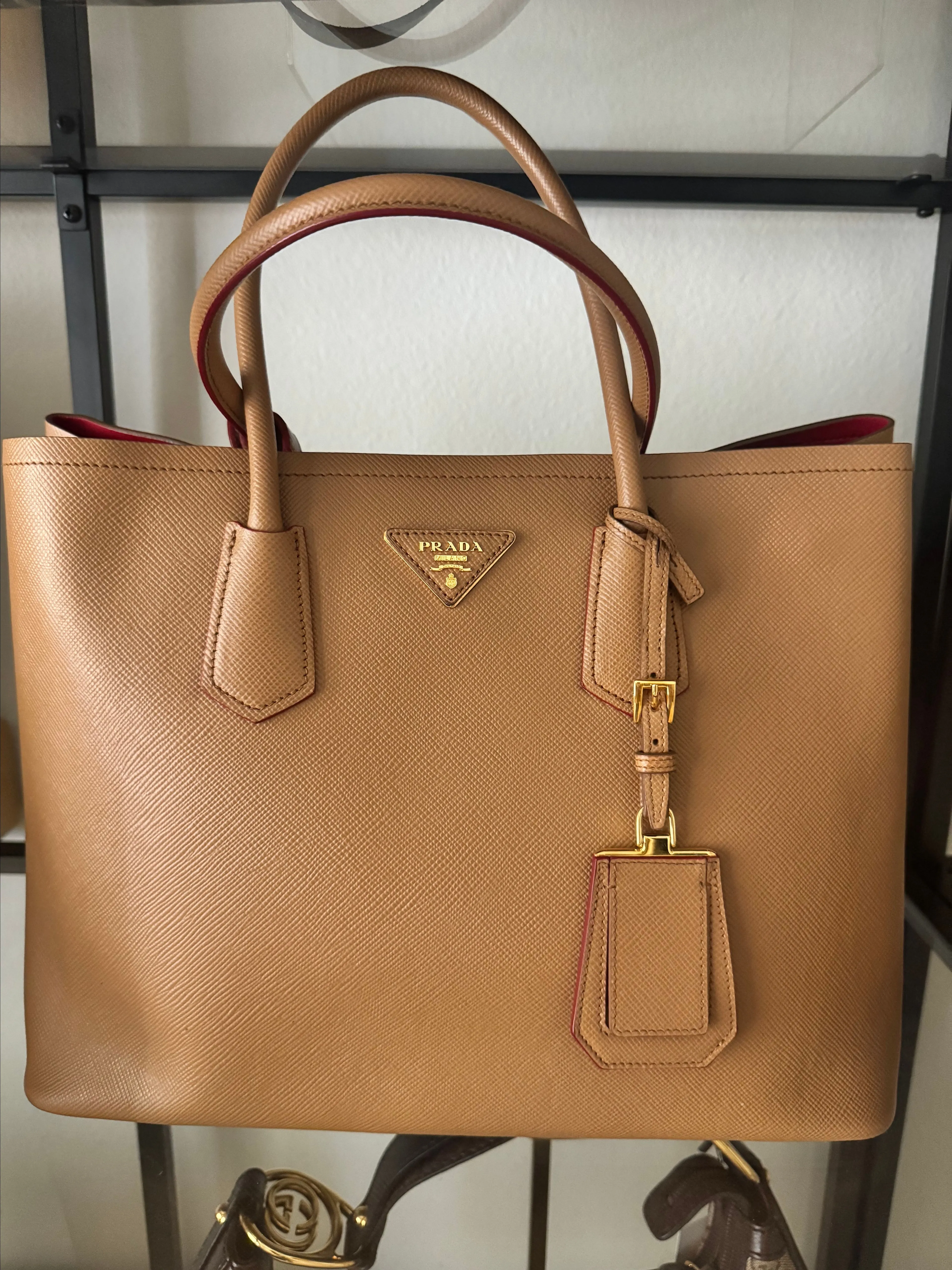Product image for PRADA Cuir saffiano bag