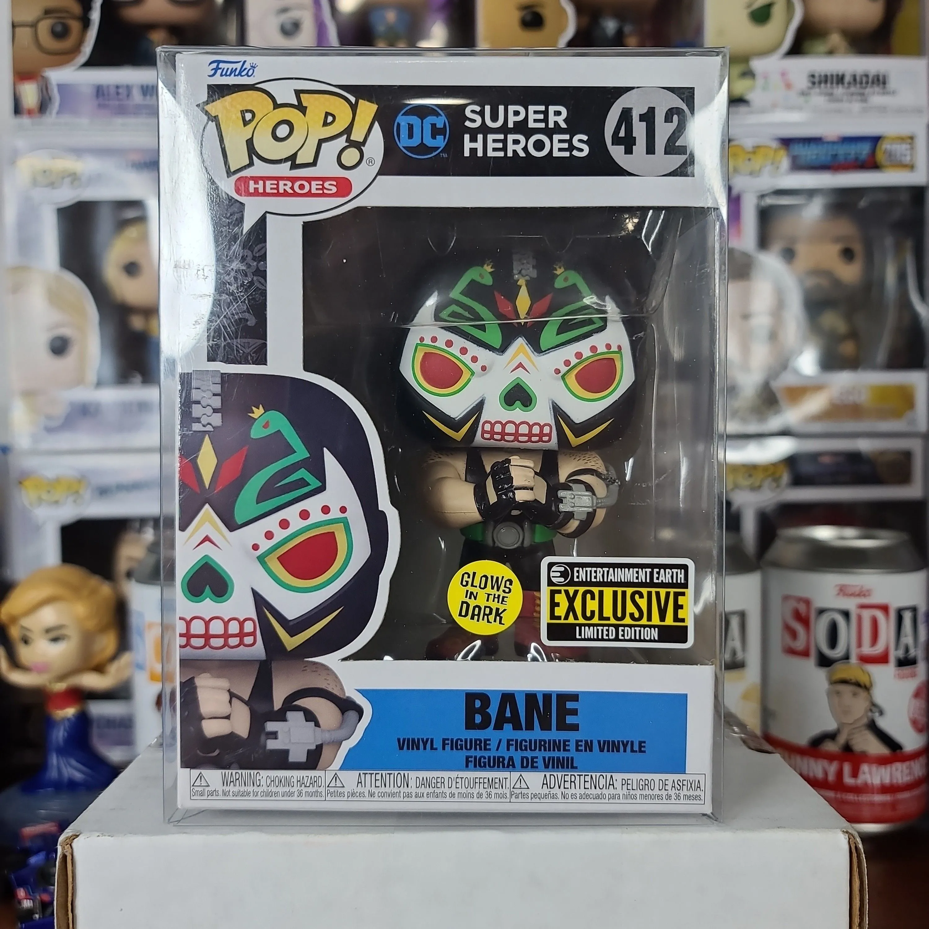 Product image for Bane Funko Pop Exclusive Glow In The Dark #412
