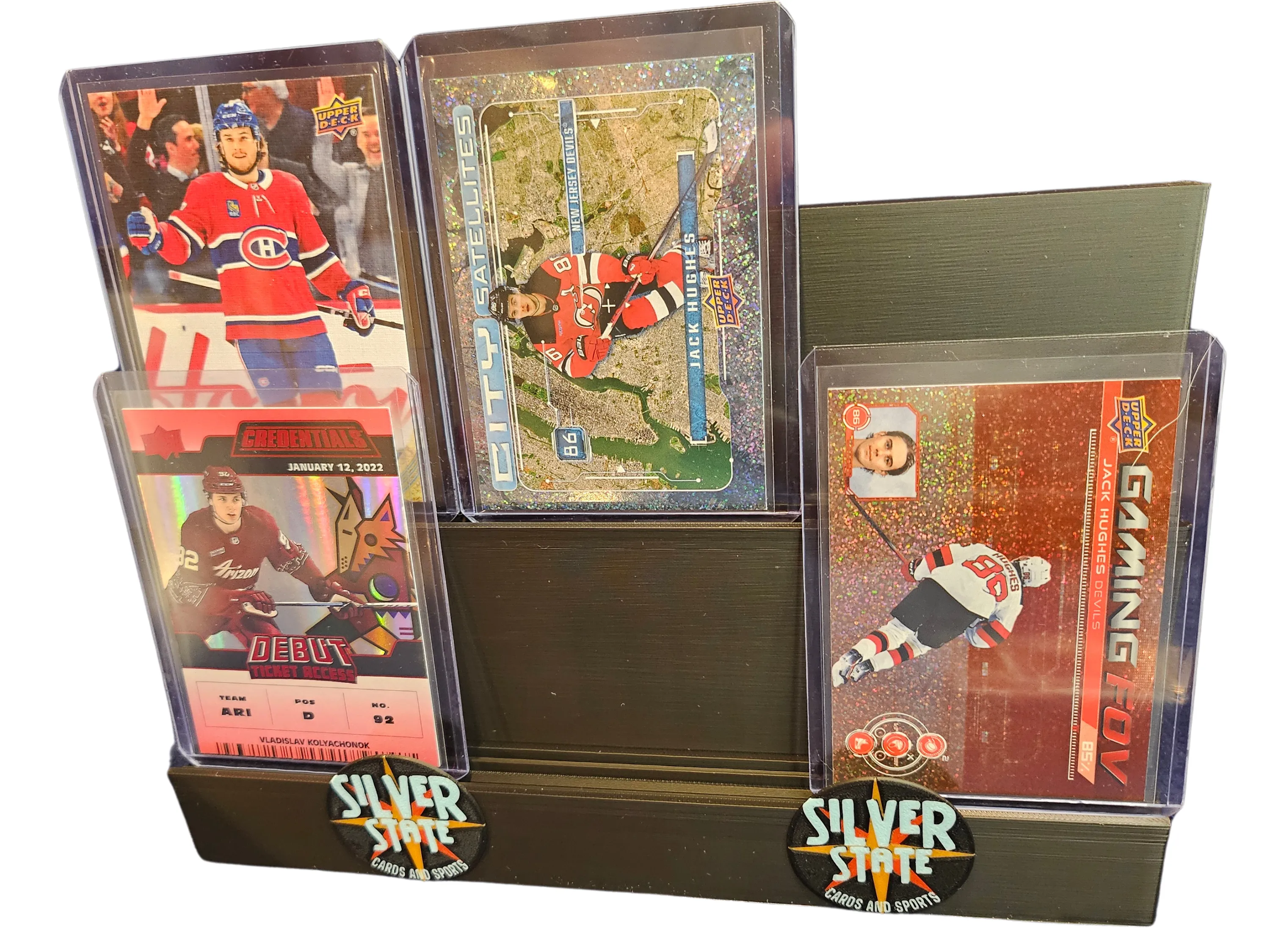 katana card sleeves Wall Mountable 3 PSA Card Display with UV Filtering Cover – PokeDreamer