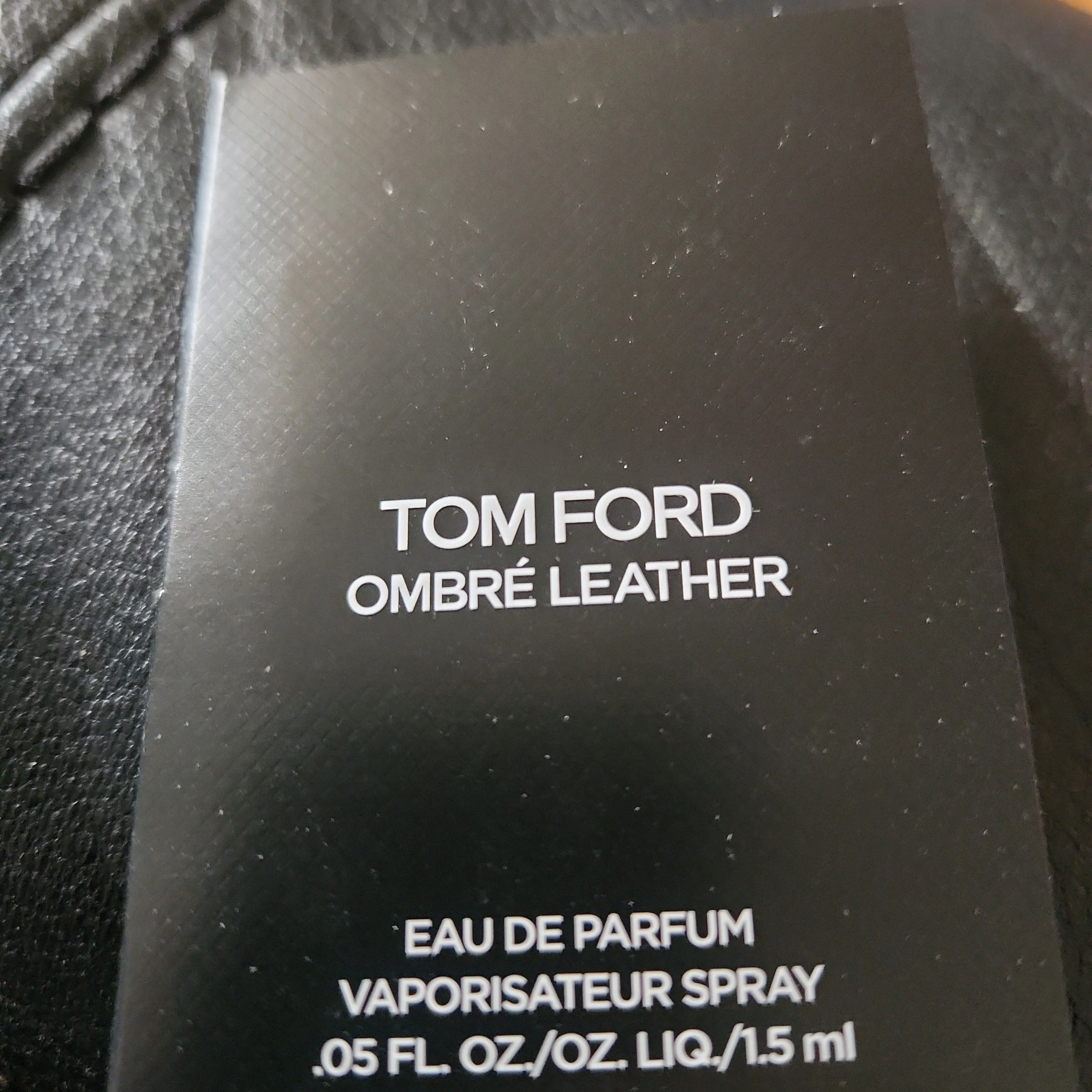 Product image for Tom Ford Ombre Leather Eau De Parfum Sample Spray 1.5 ml  05 fl oz