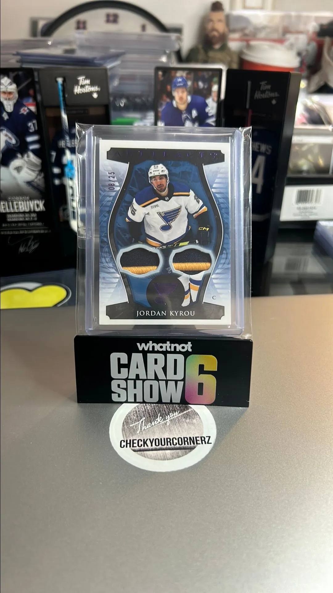 Product image for KYROU /25! Dual patch ARTIFACTS ST LOUIS BLUES