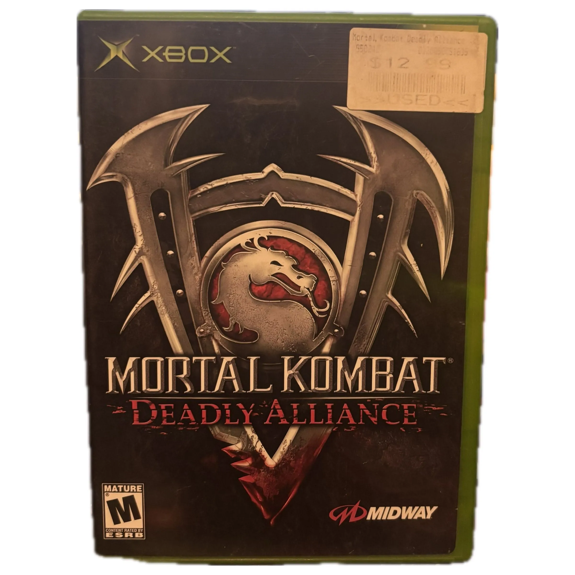 Product image for Mortal Kombat: Deadly Alliance (2002) Microsoft Xbox | GameStop Pre-Owned No Manual