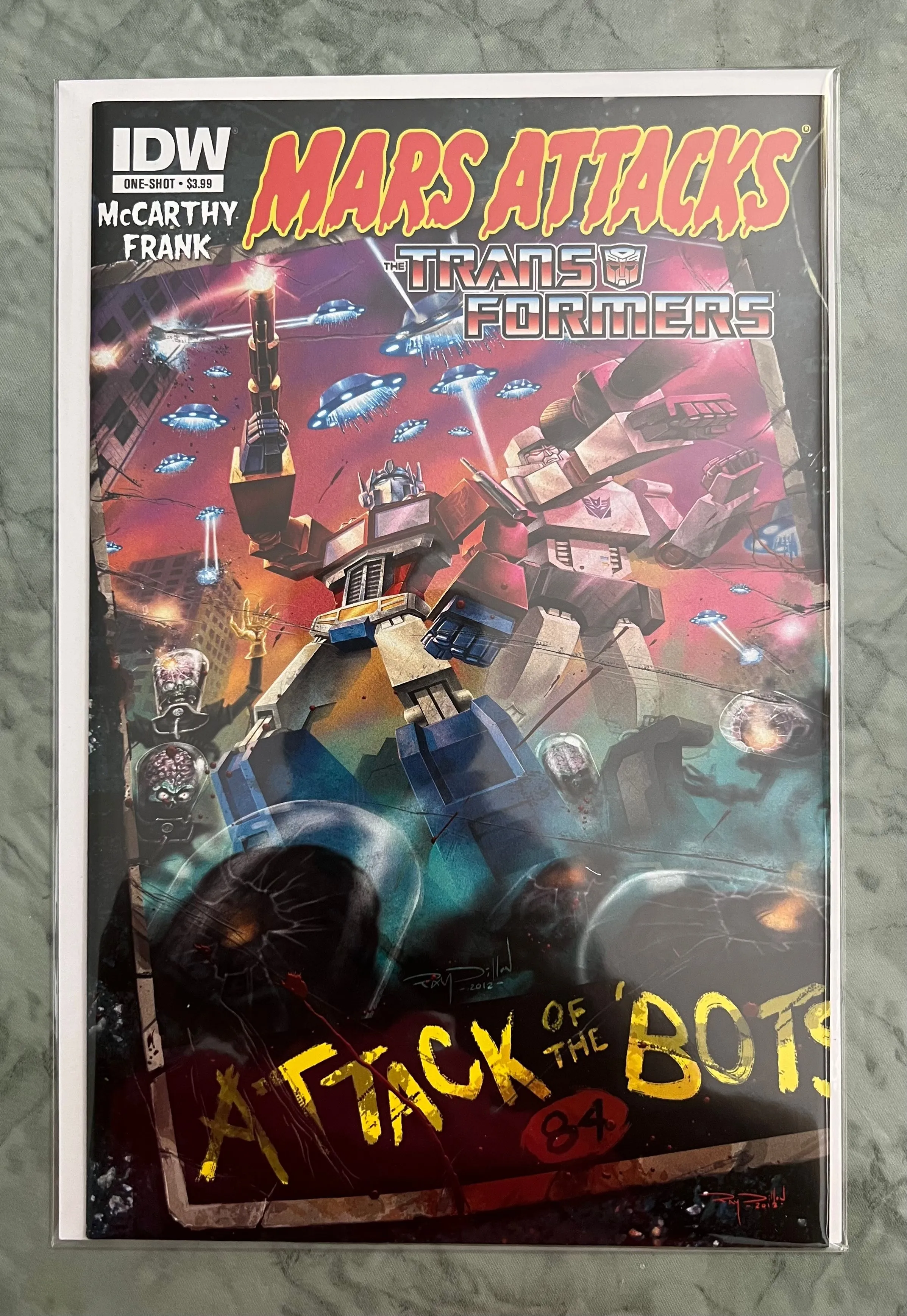 Product image for MARS ATTACKS TRANSFORMERS ONE-SHOT IDW