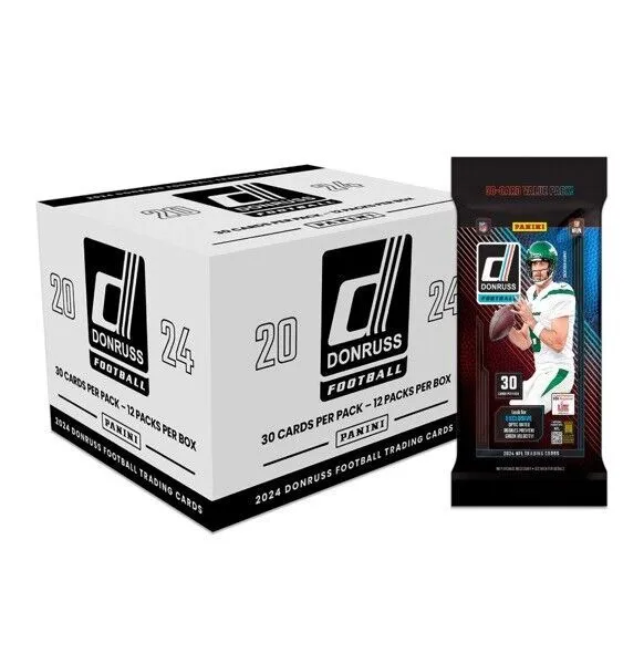 Product image for 2024 Donruss Football Fat Pack Value Pack Box - 1 Box
