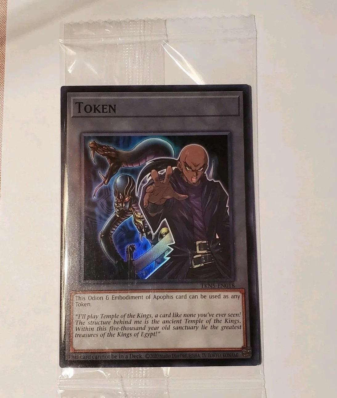 Product image for Yu-gi-oh Odion & Embodiment of Apophis Token TKN5-EN018