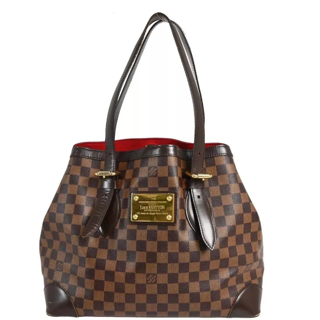 Product image for Louis Vuitton Damier Ebene Hampstead GM handbag