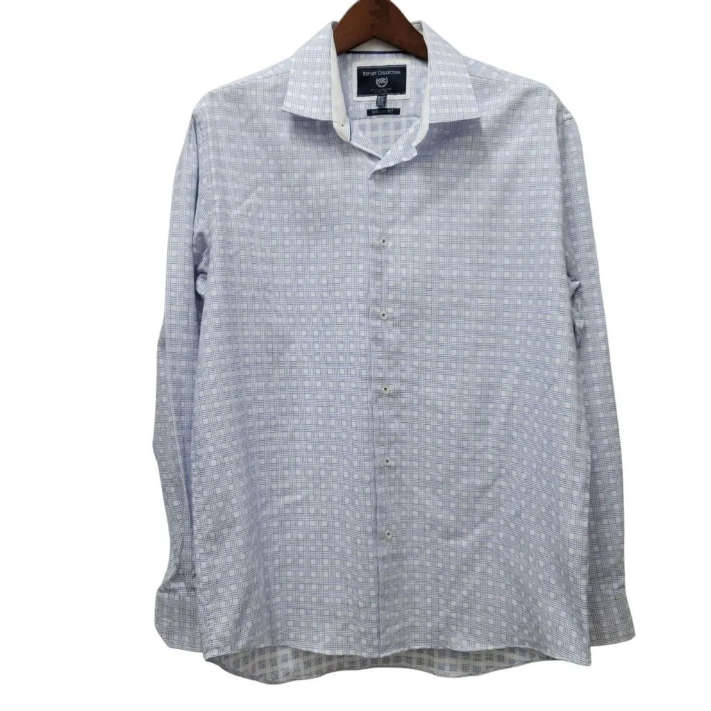 Product image for Robert Collection Modern Fit Dress Shirt Men's 16.5 34/35 Excellent Condition