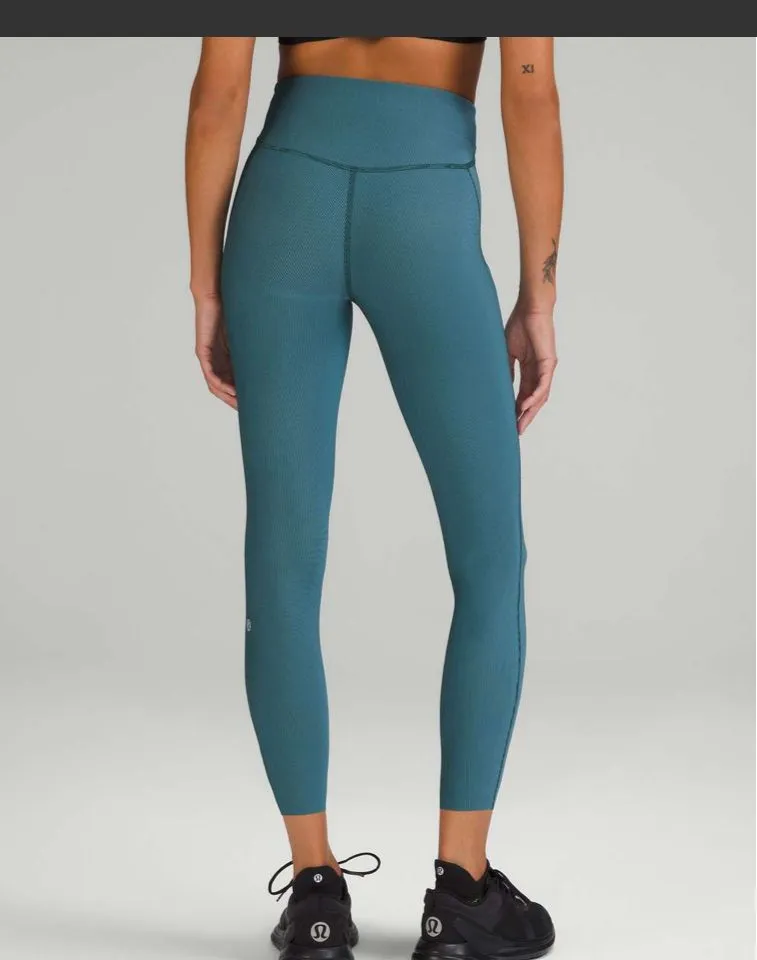 Product image for 048 EUC $118 MSRP Base Pace HR 25" *Two-Tone Ribbed Sz. 4 Green Jasper/Blue Chill