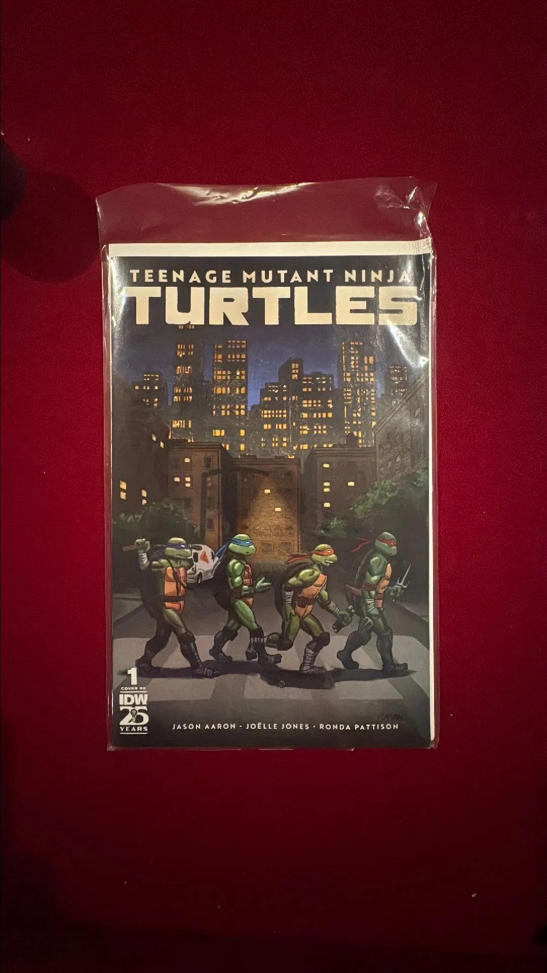 Product image for Teenage Mutant Ninja Turtles #1 Whatnot SDCC 2024 Bill Galvan Abbey Road Homage
