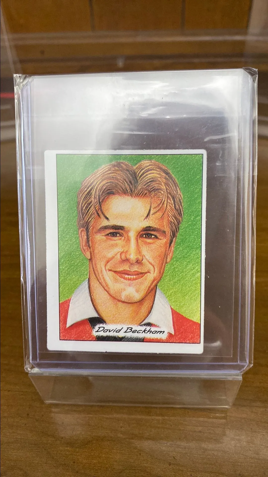Product image for Panini Super Players Glyptic 3D Sticker David Beckham 1998