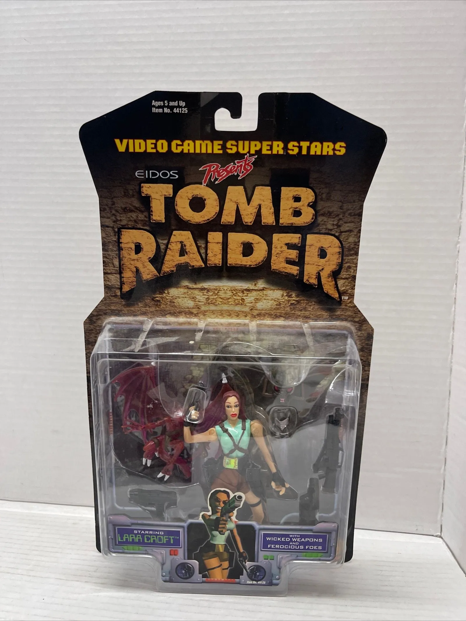 Product image for Eidos Tomb Raider Lara Croft Action Figure NIB Factory Sealed