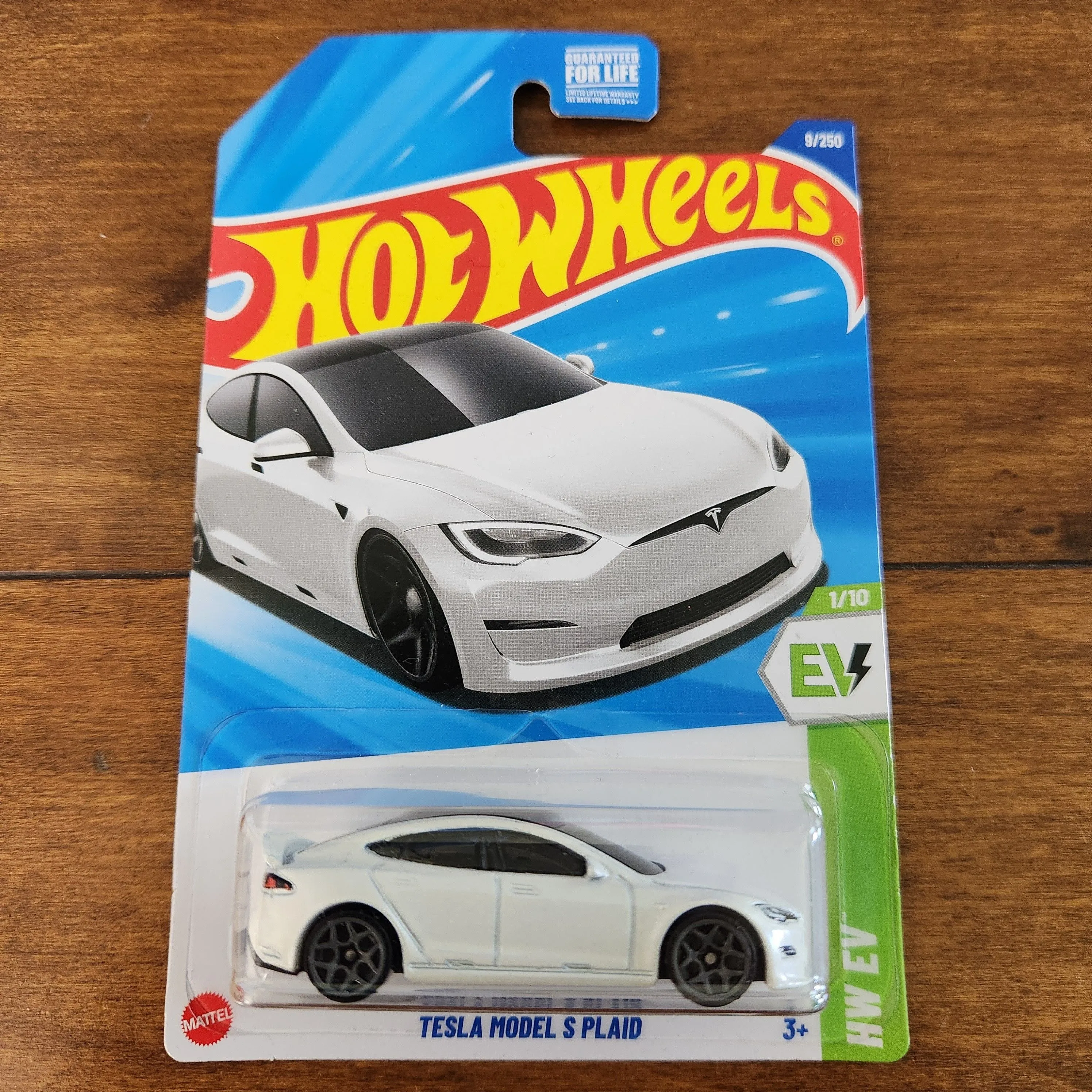 Product image for Hot Wheels Tesla Model S Plaid White
