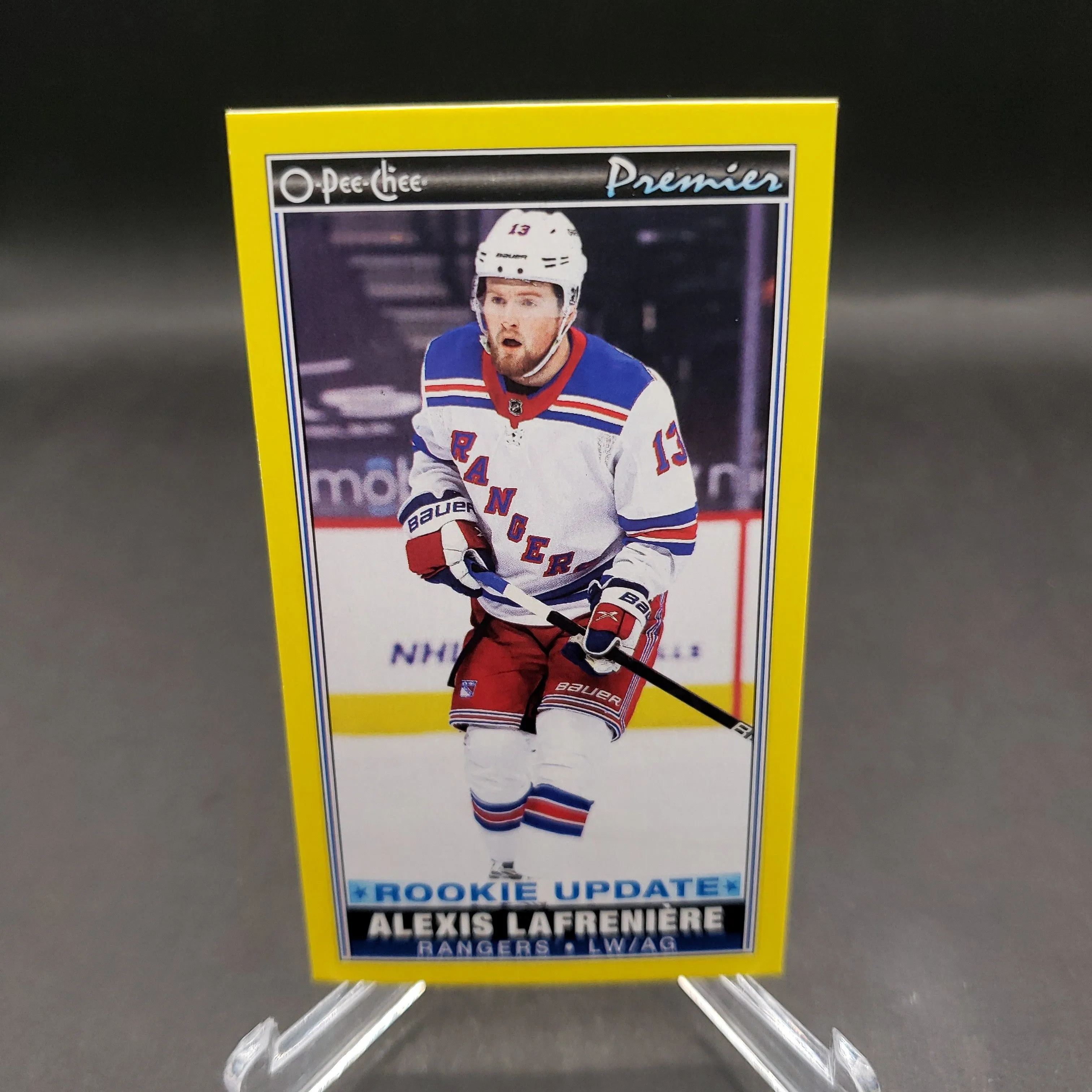 Product image for Alexis Lafreniere Mini Tall Boy New York Rangers (Hockey)